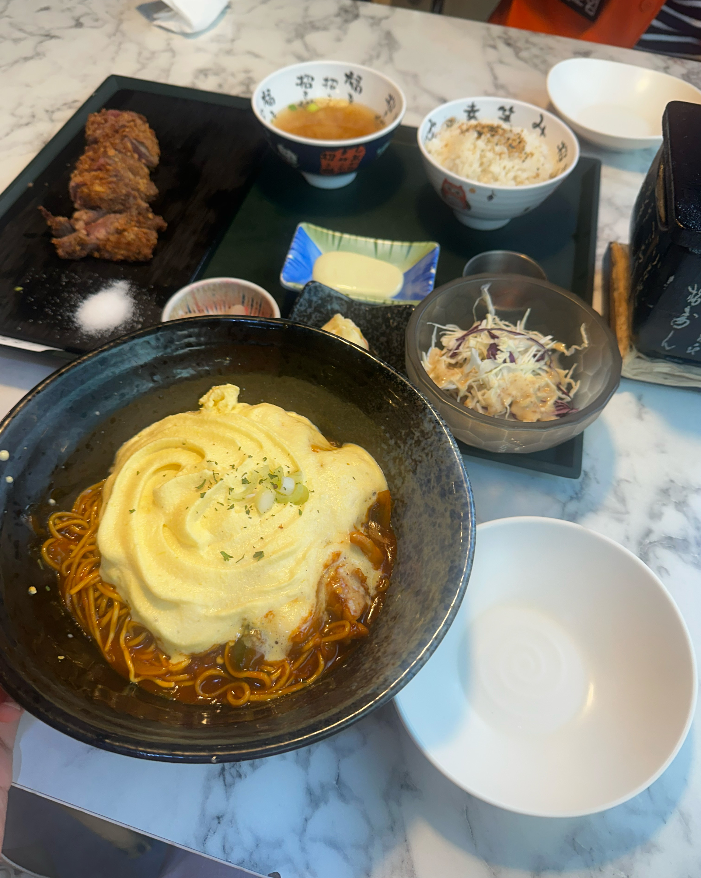 불닭크림볶음면 - 대전 맛집 고베규카츠 대전은행점