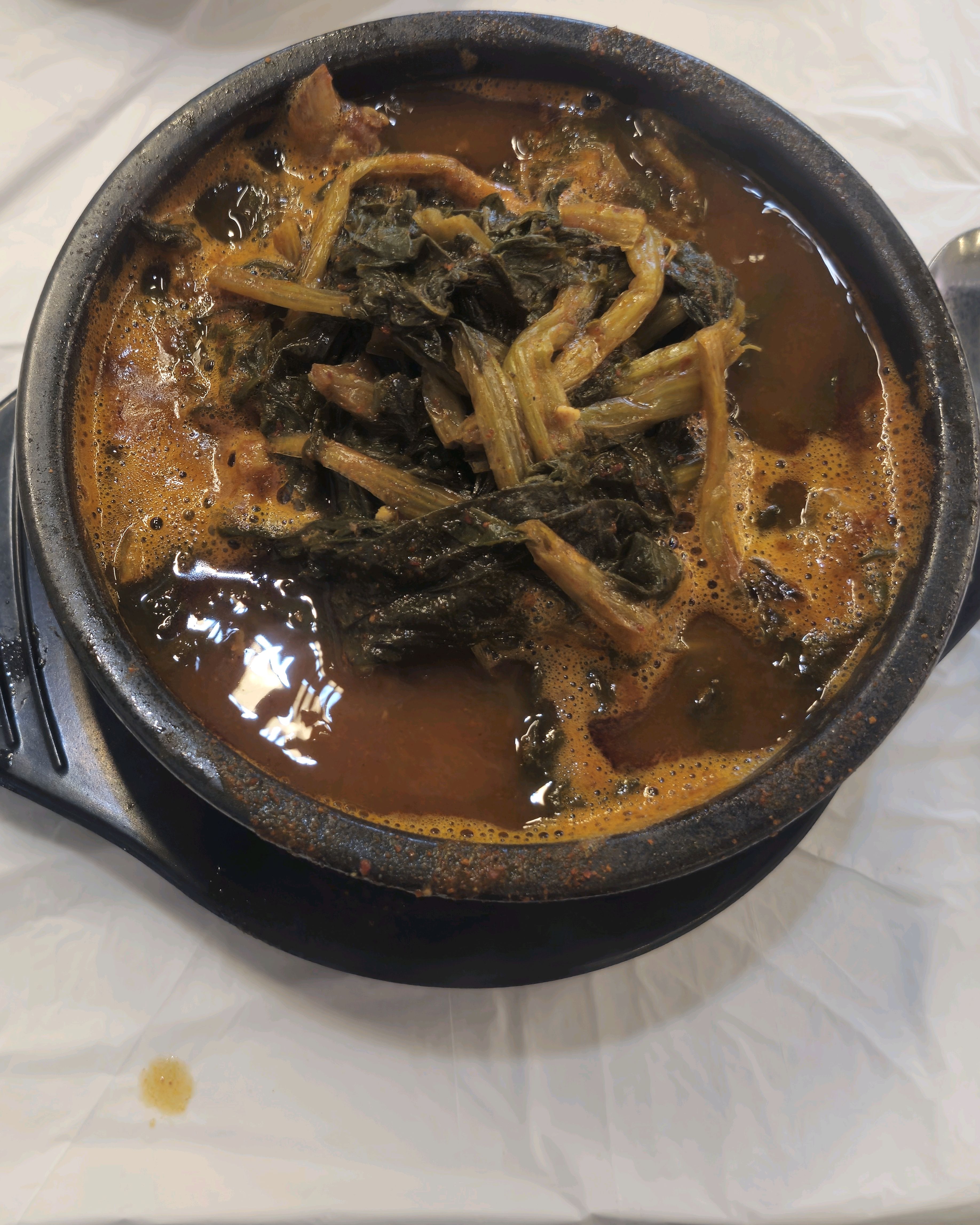 얼큰하고 시래기랑 고기가 맛있습니다.^^ - 대전 맛집 역전뜨끈이뼈구이