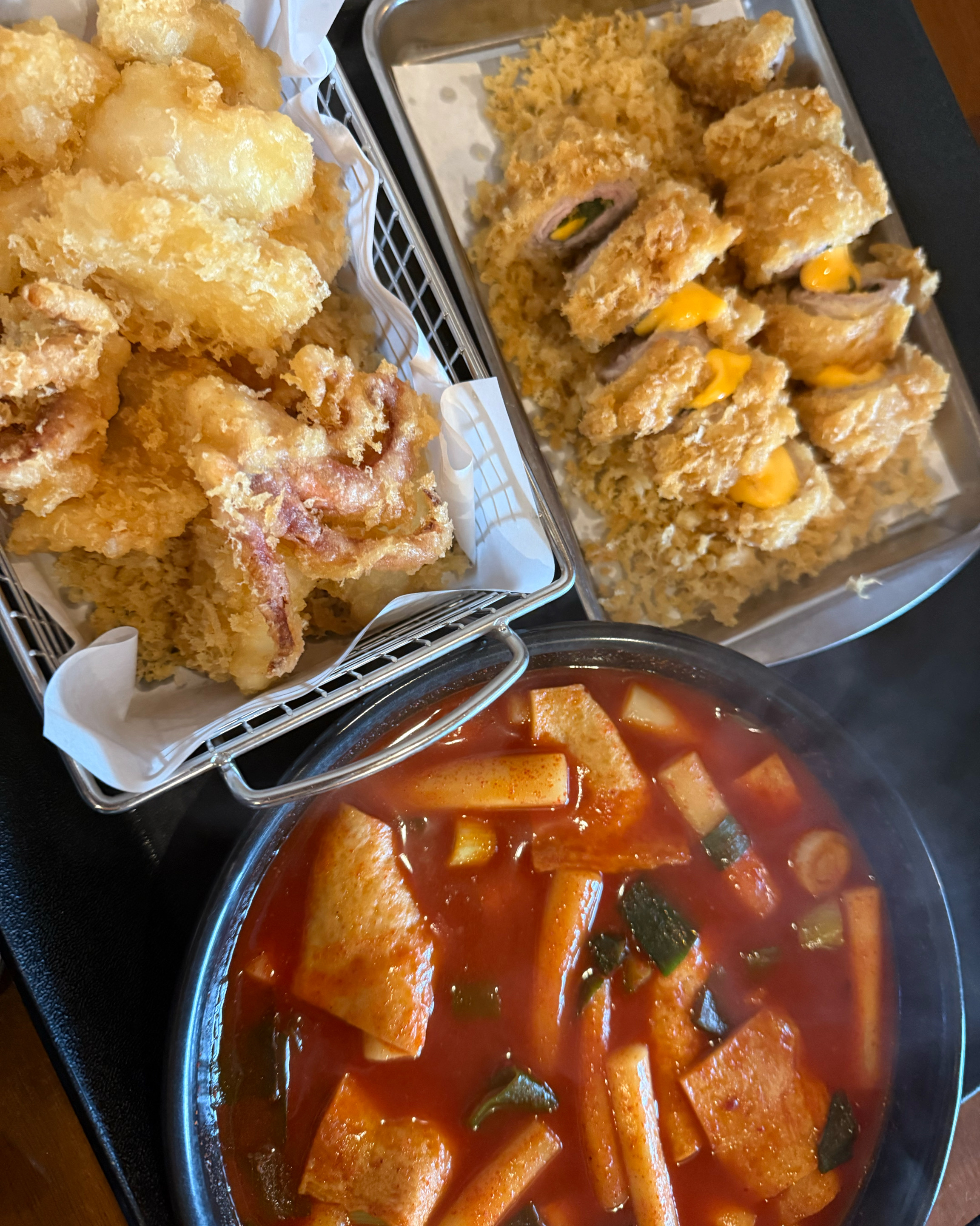 한치튀김 떡볶이 다 너무 맛있어요 ! - 제주 맛집 명랑스낵