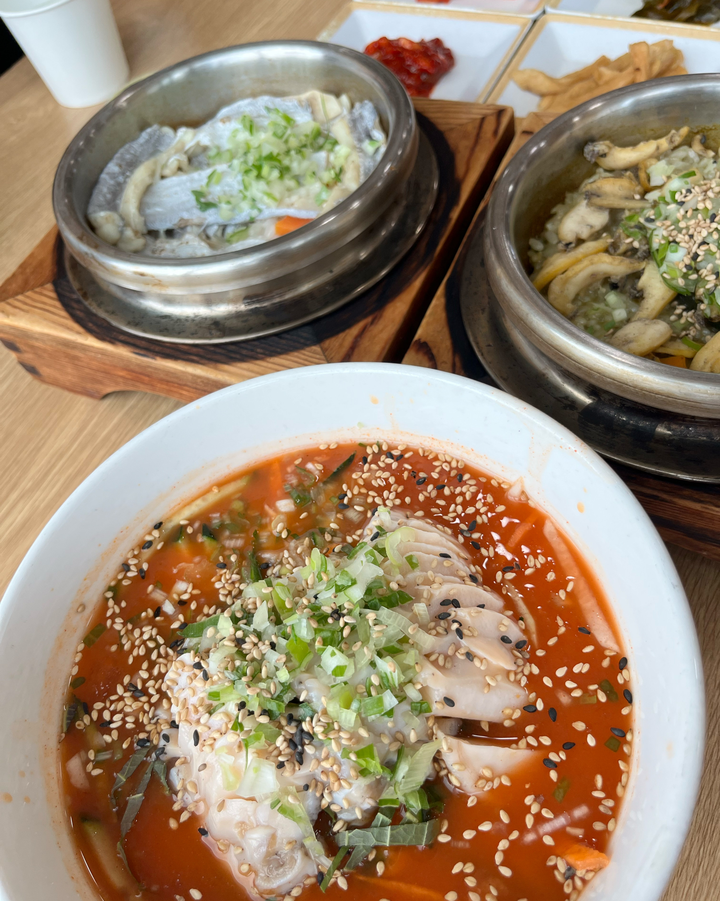 단품으로만 시켰는데도 셋이 배부르게 먹었어요! - 제주 맛집 애월 온기