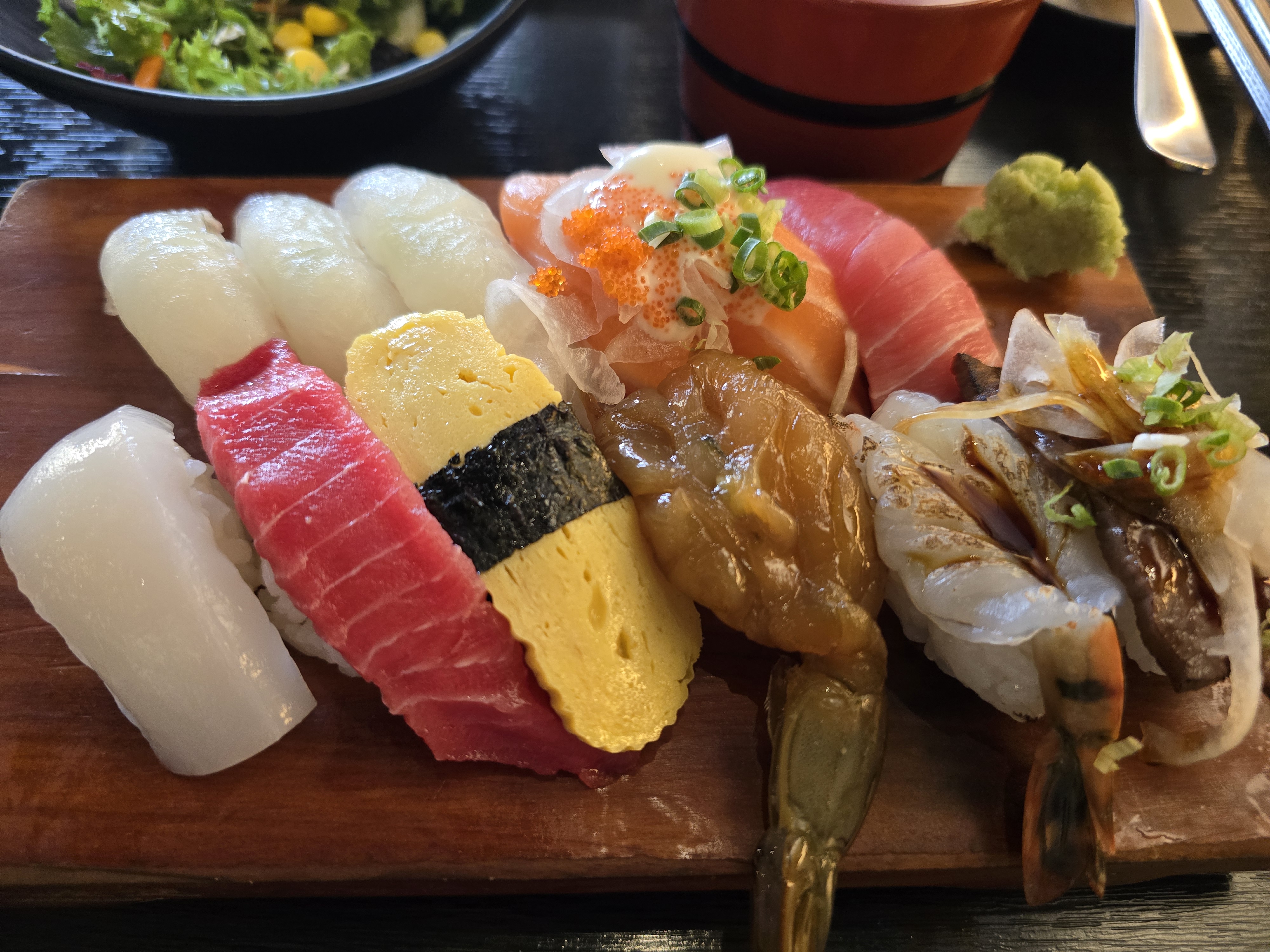 오오 맛있습니다 밥도 맛있고 생선과 밥 양도 딱 좋습니다 잘 먹었습니다! - 대전 맛집 하츠야초밥