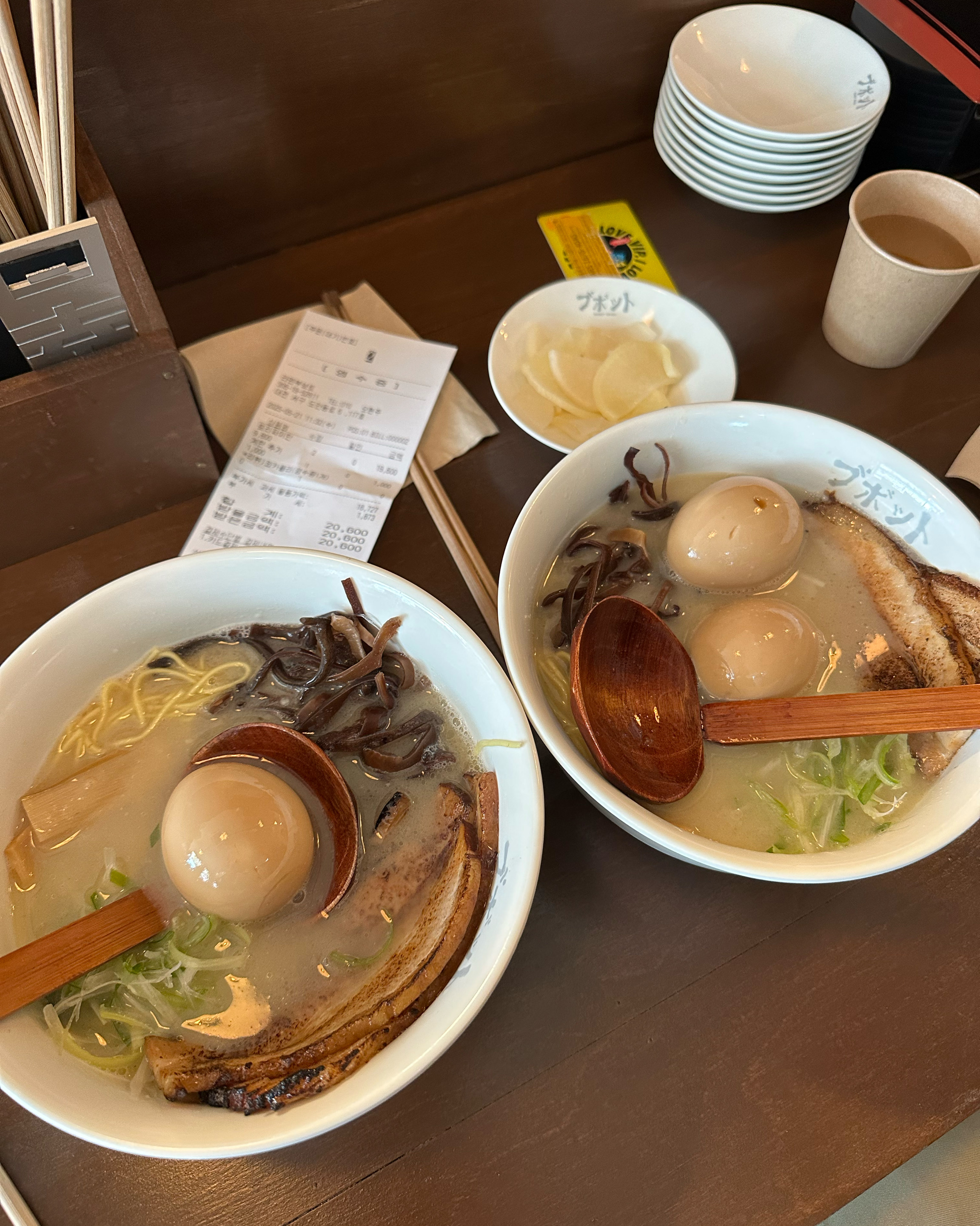 국물이 담백하면서 깊고 라멘과 재료의 조화가 아주 좋았습니다 - 대전 맛집 라멘 부보트