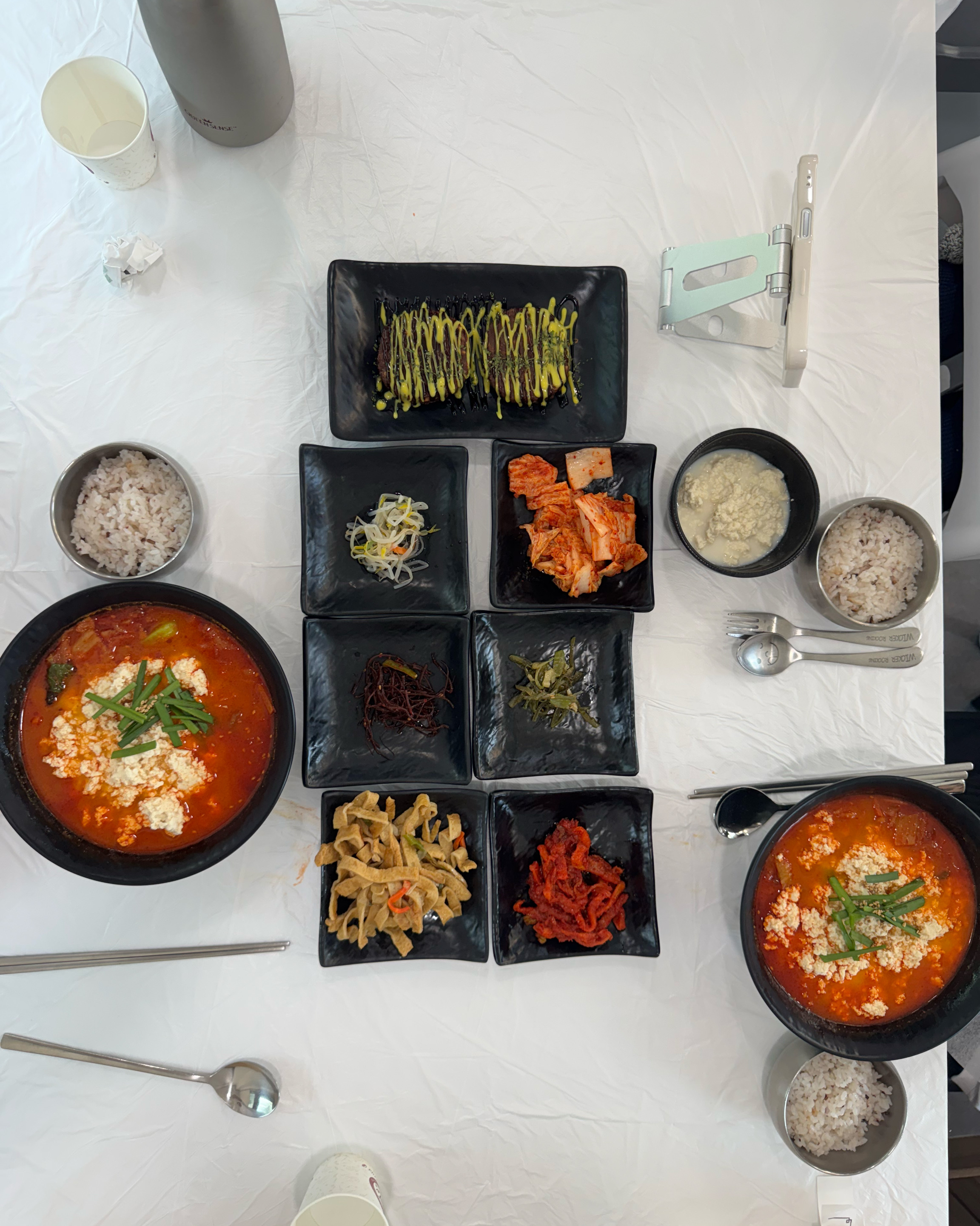 아이랑 아침을 어디서 먹지 알아보다가 알게되었어요 아기가먹을수있는 함박스테이크 - 아바이마을 맛집 강릉초당골짬뽕순두부 속초점