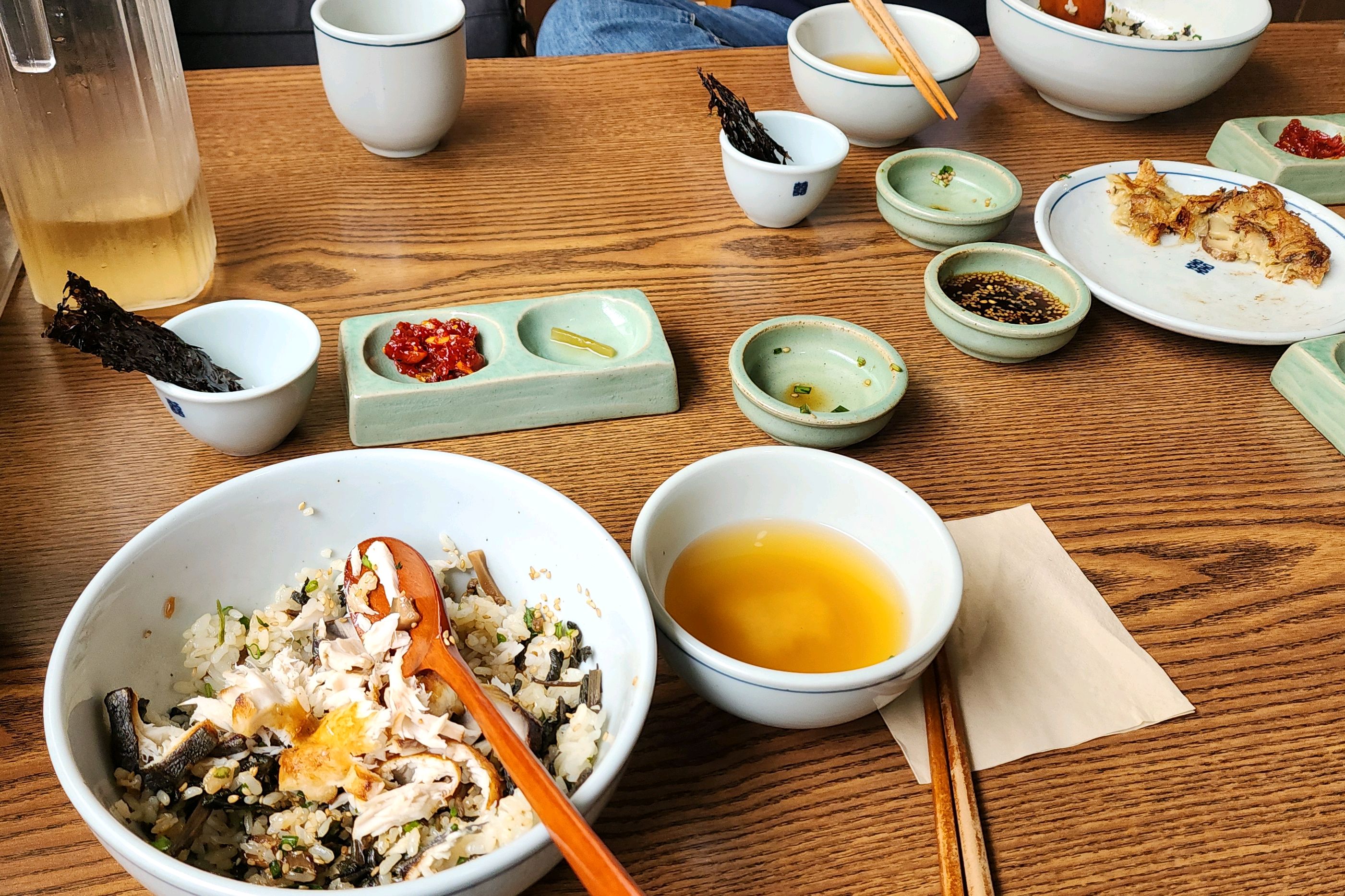 맛있어서 깜빡하고 나중에 찍었네요 ^^ - 대구 맛집 향택 동대구점