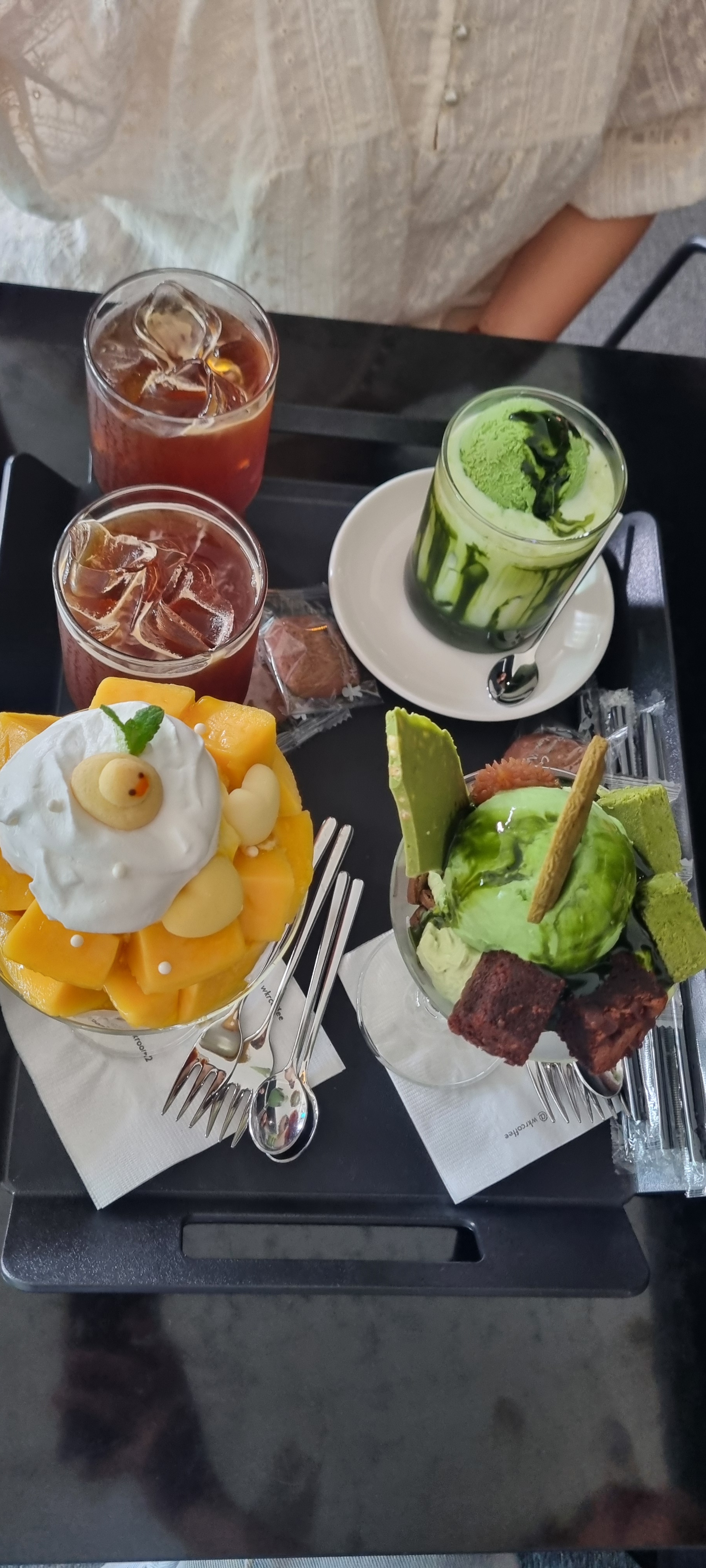 망고파르페, 말차파르페 너무 맛있어요. - 대전 맛집 워크룸커피