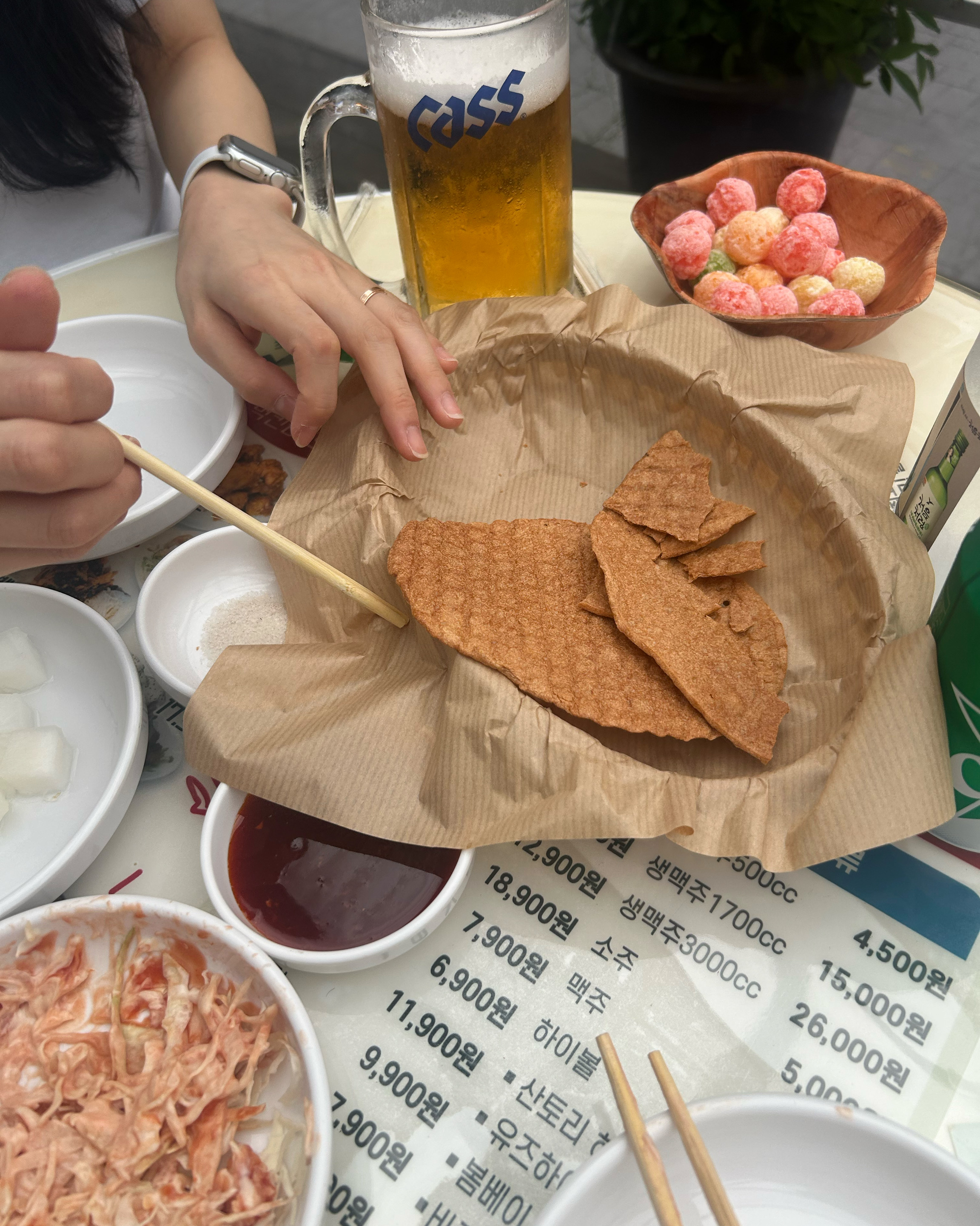 서비스도 좋고 맛도 맛있어요! 또 올게욤! - 대전 맛집 먹킨호프