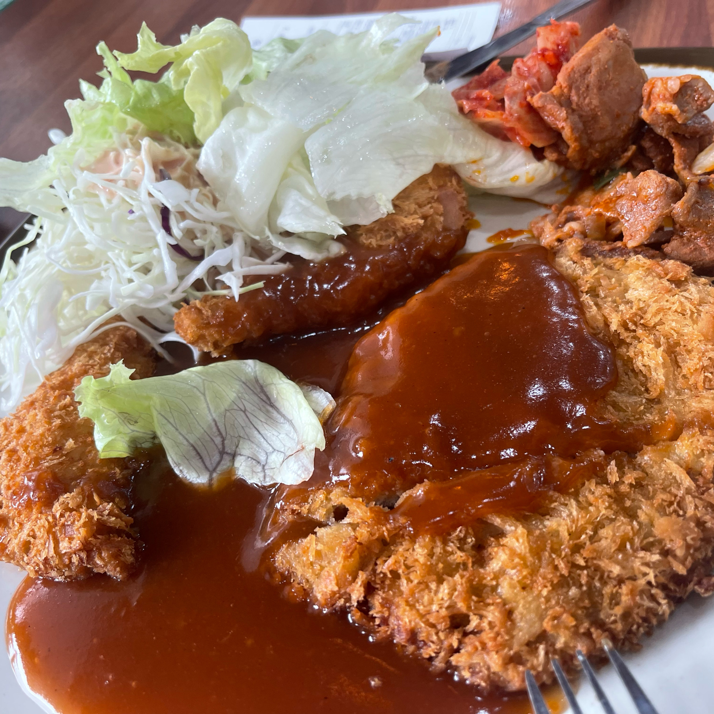오늘도 맛있게 먹고 갑니다.👍🏻👍🏻 - 대전 맛집 일오삼수제돈까스