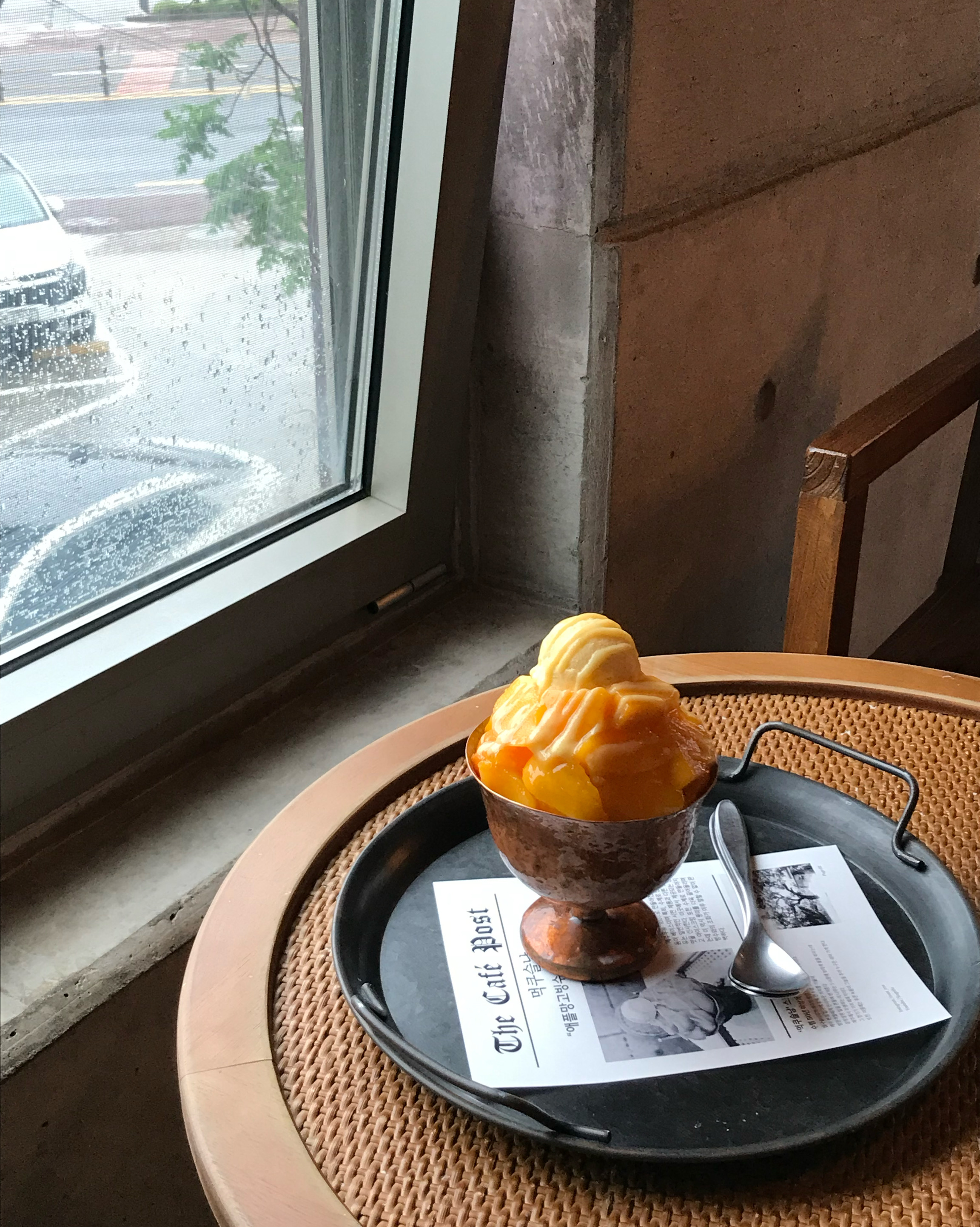 빙수 진짜 맛있어요!!! 빙수집 일부러 찾아왔는데 후회안할정도로 마음에들어요!! - 제주 맛집 먹쿠슬낭카페