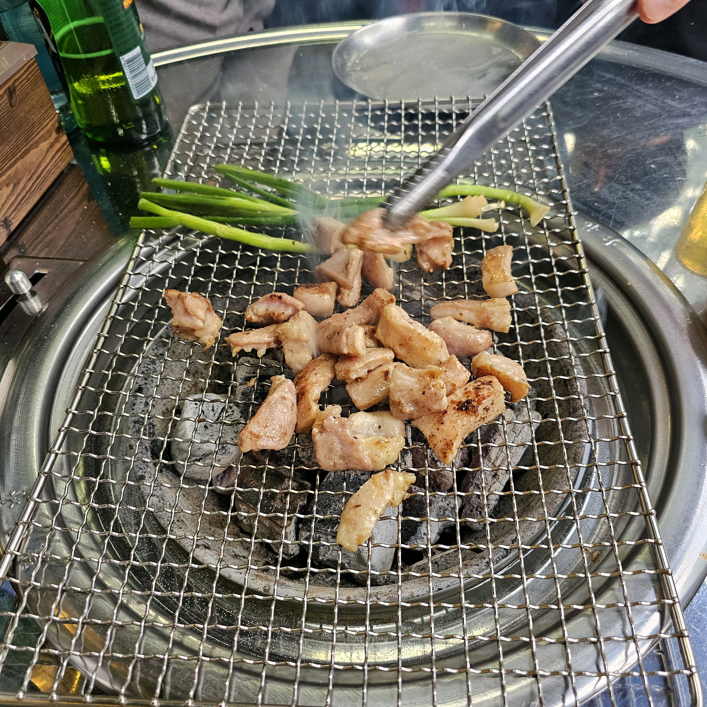 소절창 처음 먹어봐요! - 종로 맛집 광화문 미진숯불막창 야장