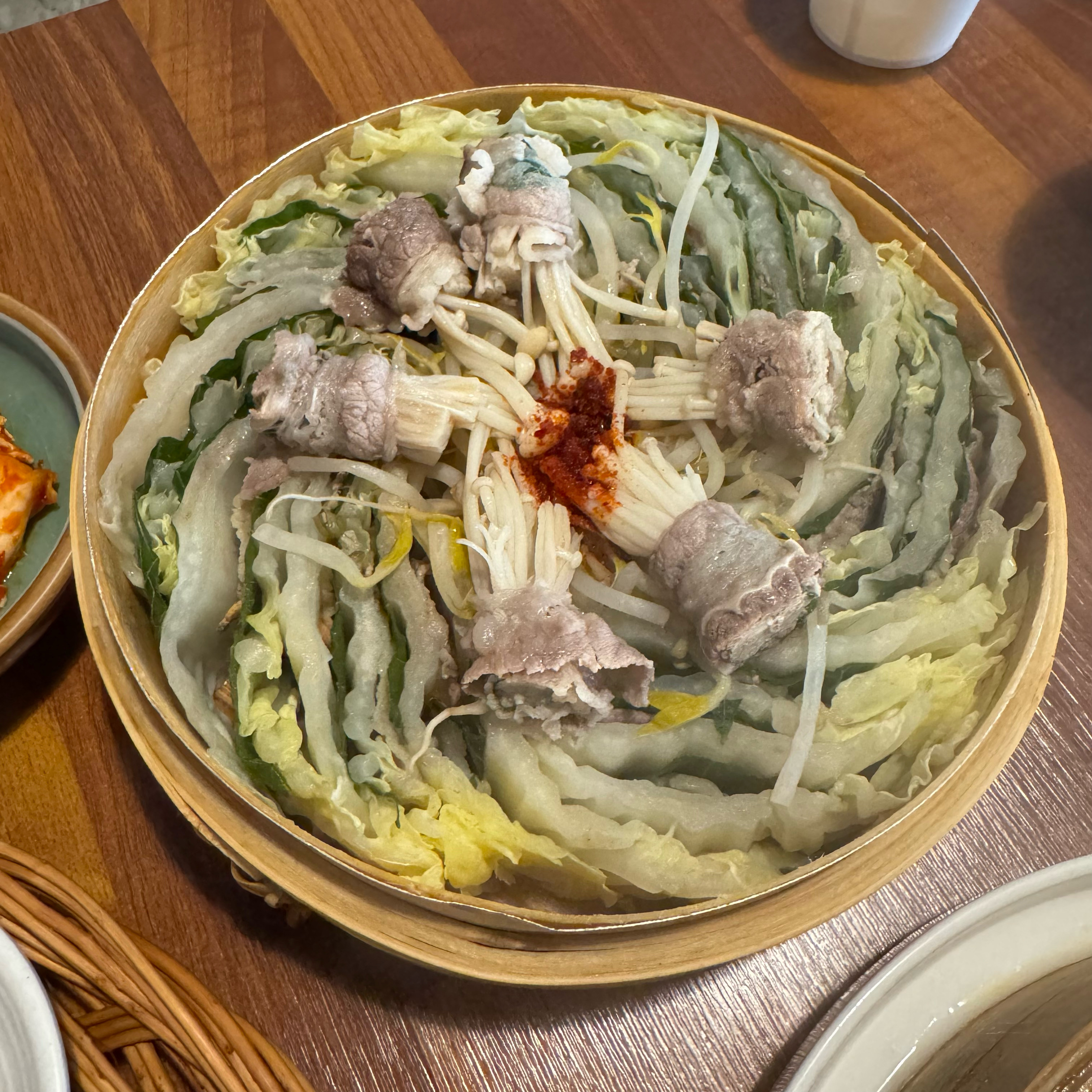 퓨전한식 너무 맛있어요 :) 채소찜, 파스타 다 맛있어요~~💕💕 - 대전 맛집 일이이사