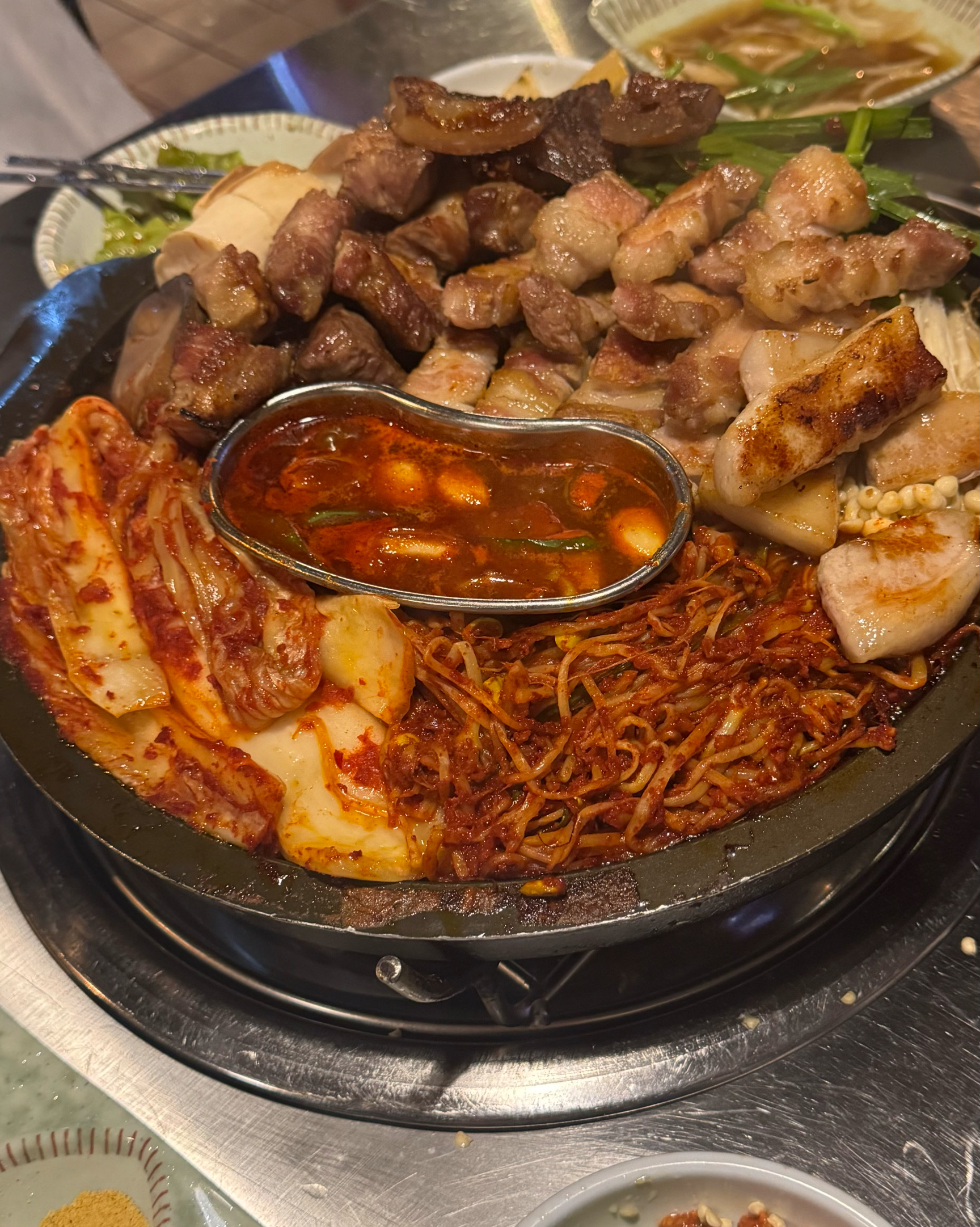 가족 3명이 와서 모둠으로 먹었는데, 정말 너무너무 맛있었어요! 🥹❤️ - 대구 맛집 미진삼겹살