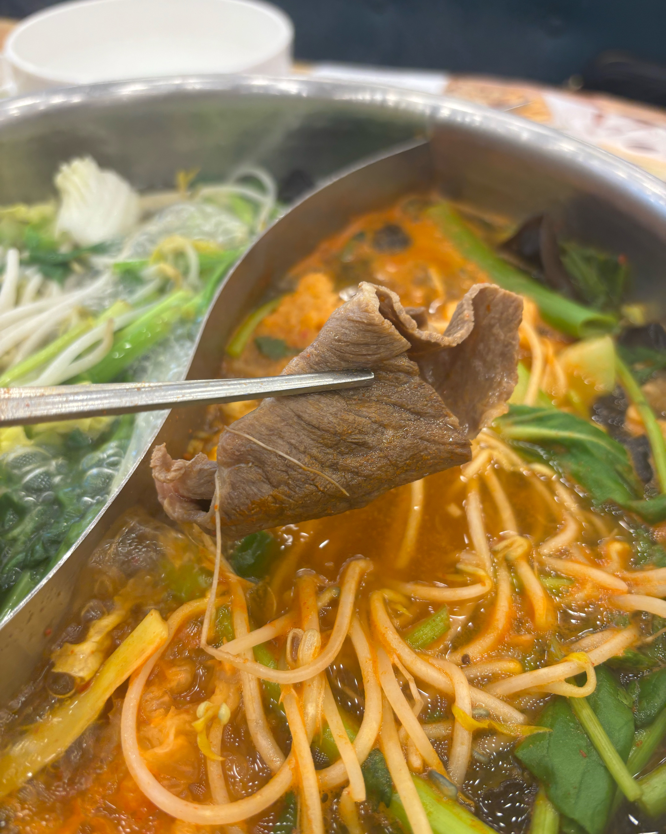 고기가 질겨요 - 대전 맛집 샤브올데이 대전갈마점