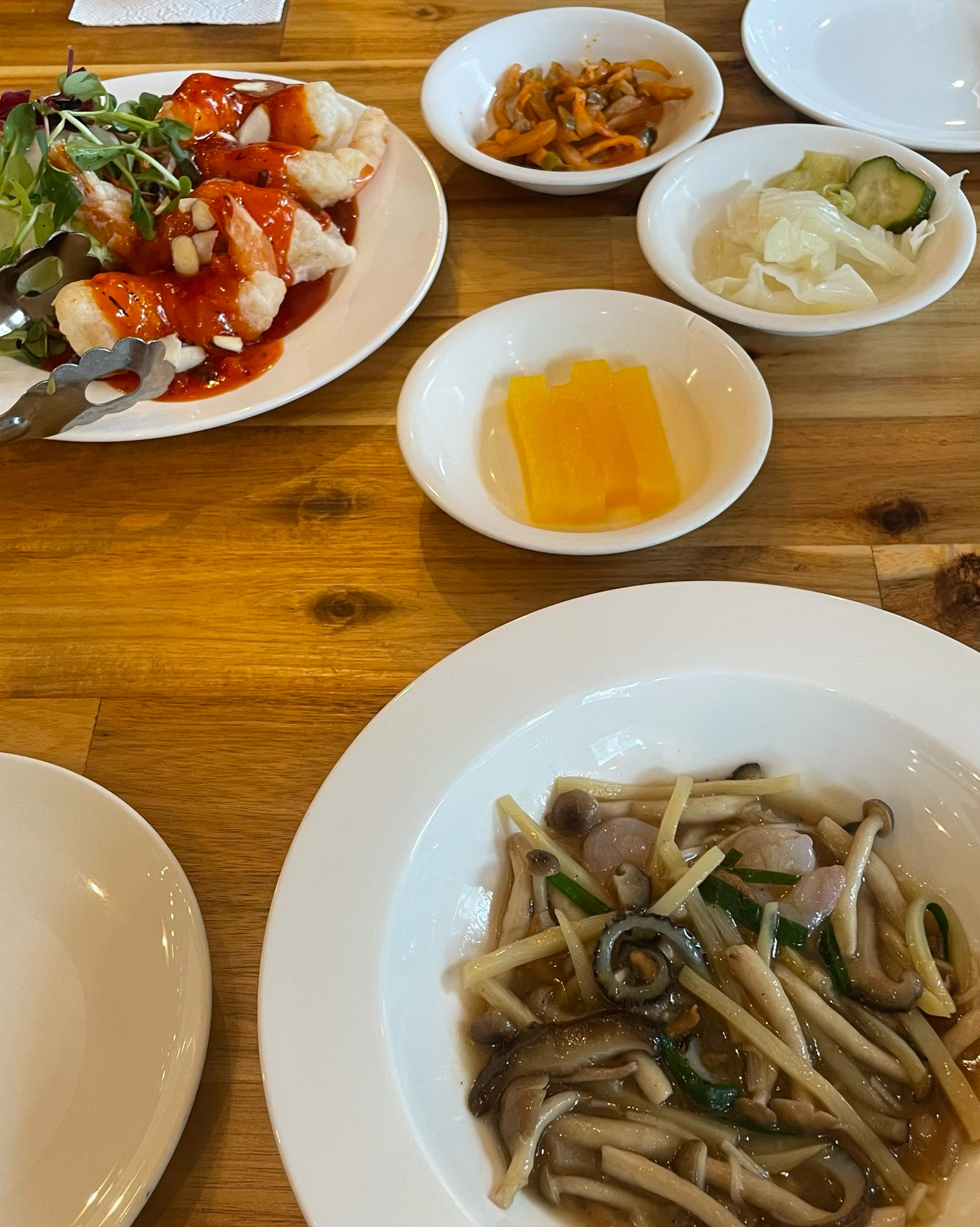 점심에 세트메뉴로 식사했어요 - 대전 맛집 마천취