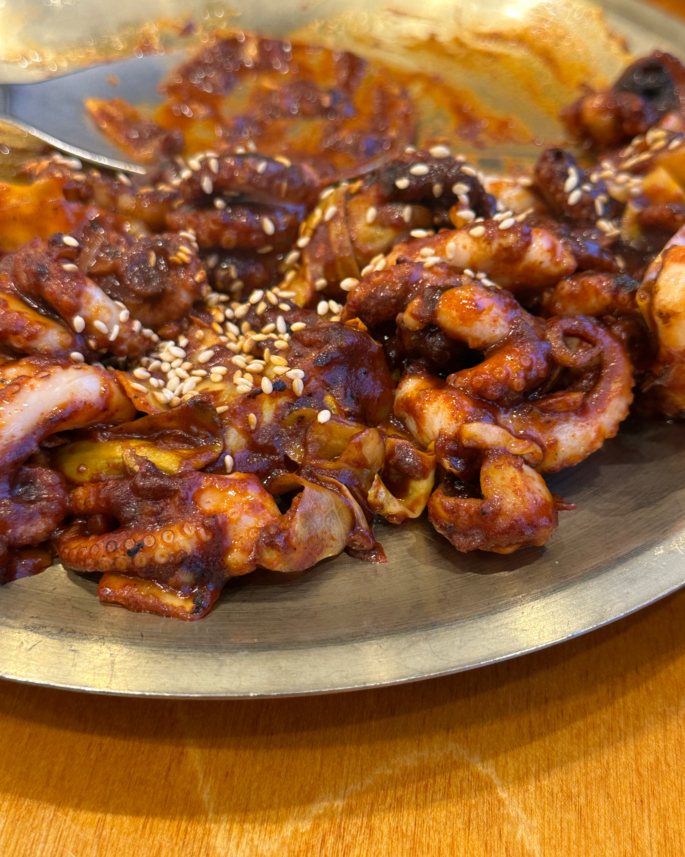 매콤한 쭈꾸미 맛있어요~~~!!! - 대구 맛집 청담한상