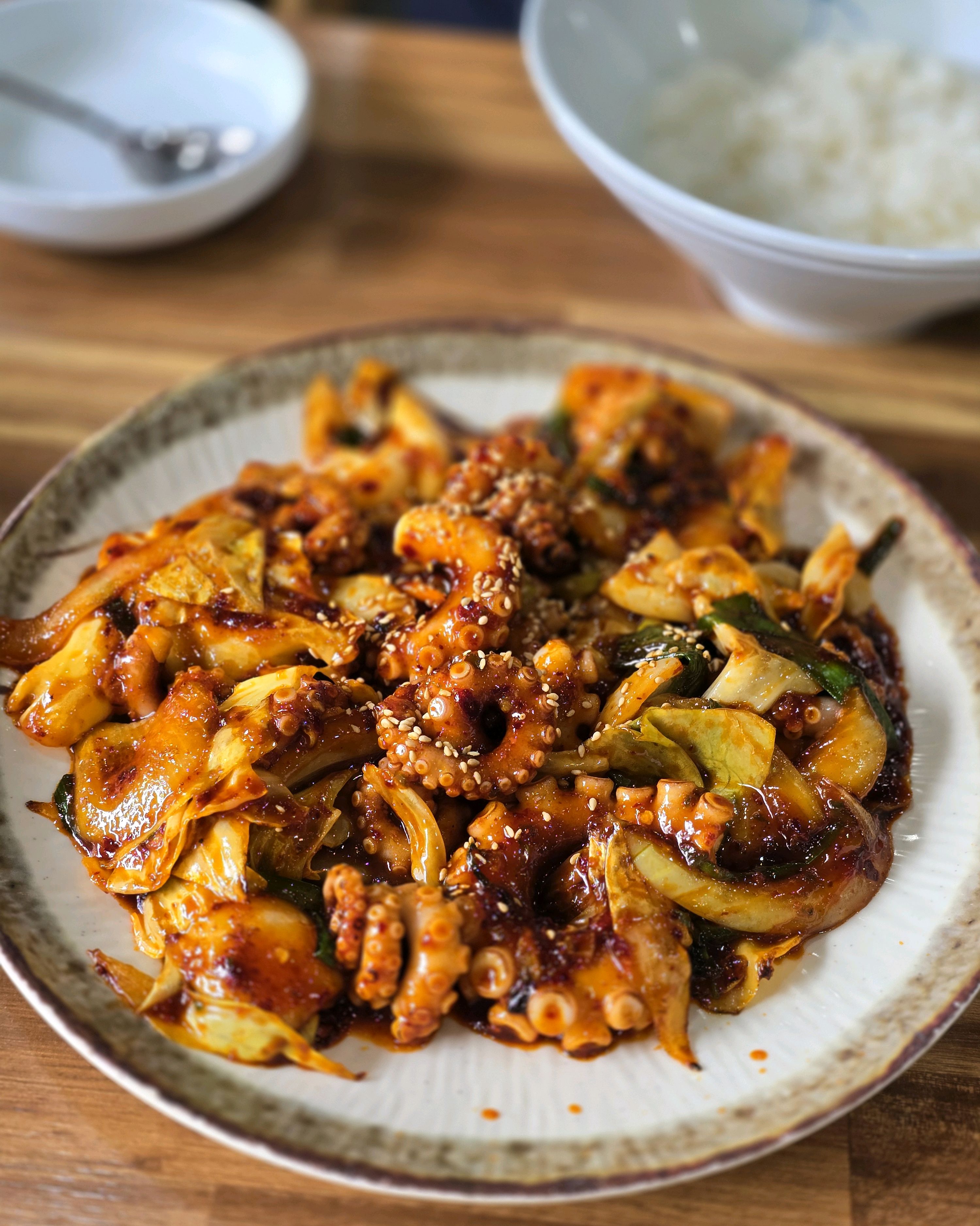 낙지볶음 맛 깔끔하고 맛있어요! - 대전 맛집 착한낙지 홍도점