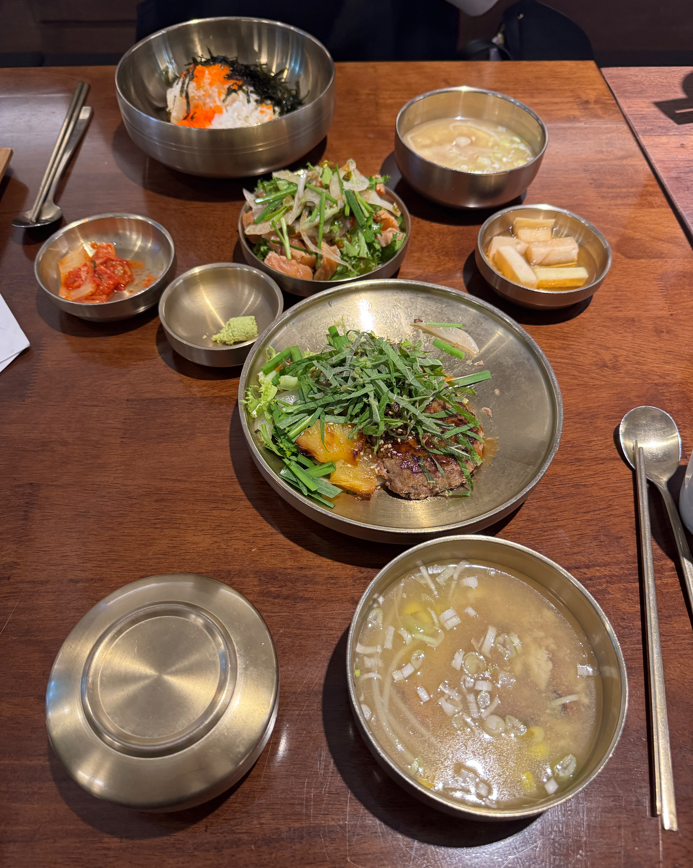 떡갈비랑 연어장 맛있어요, 추천합니다! :) - 대전 맛집 담온식당 대전