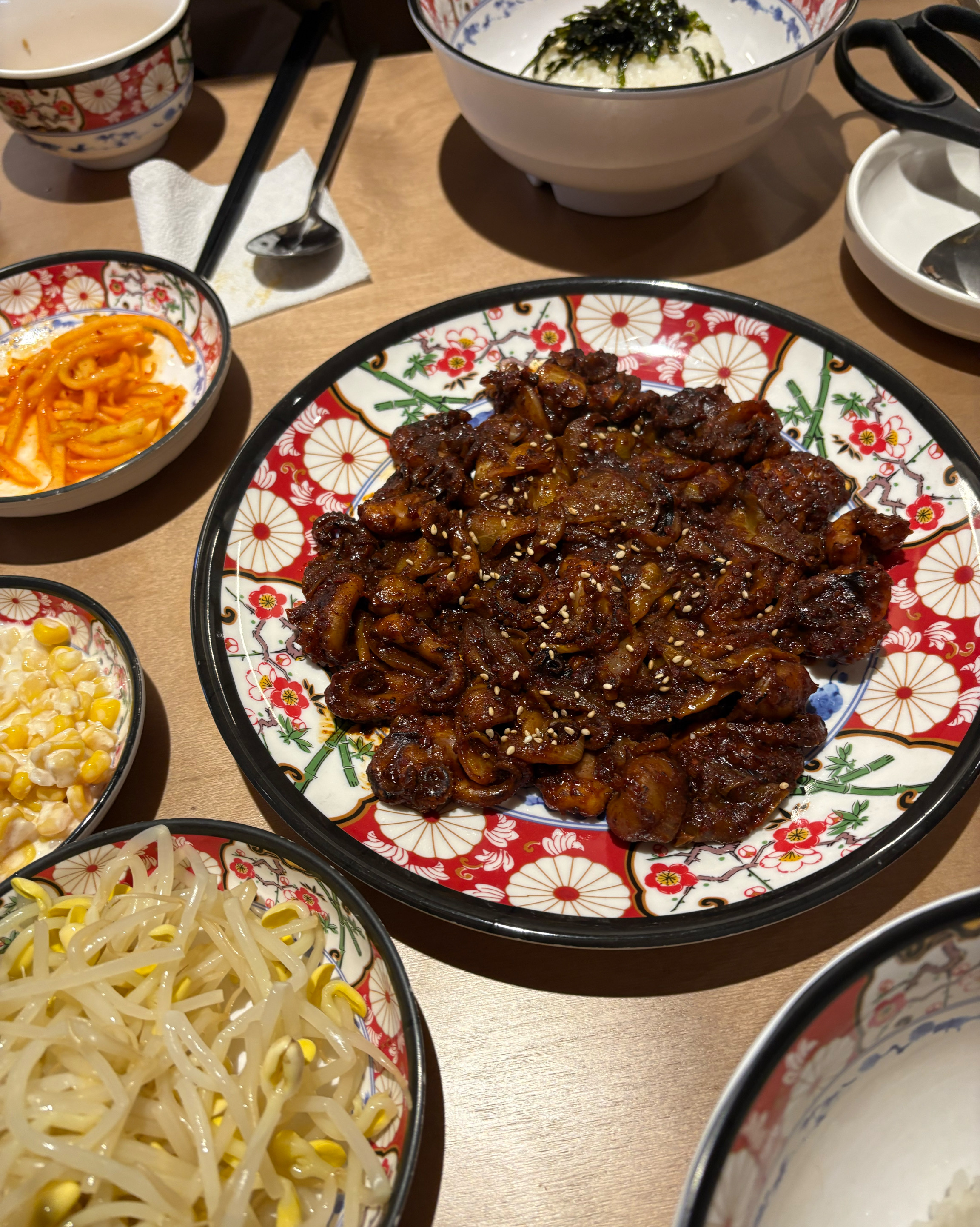 묵사발도 맛있고 콘 옥수수 잇어서 나모 조아요ㅠㅠ 쭈꾸미도 진짜 개대박 또올래여 - 대구 맛집 강릉참주꾸미