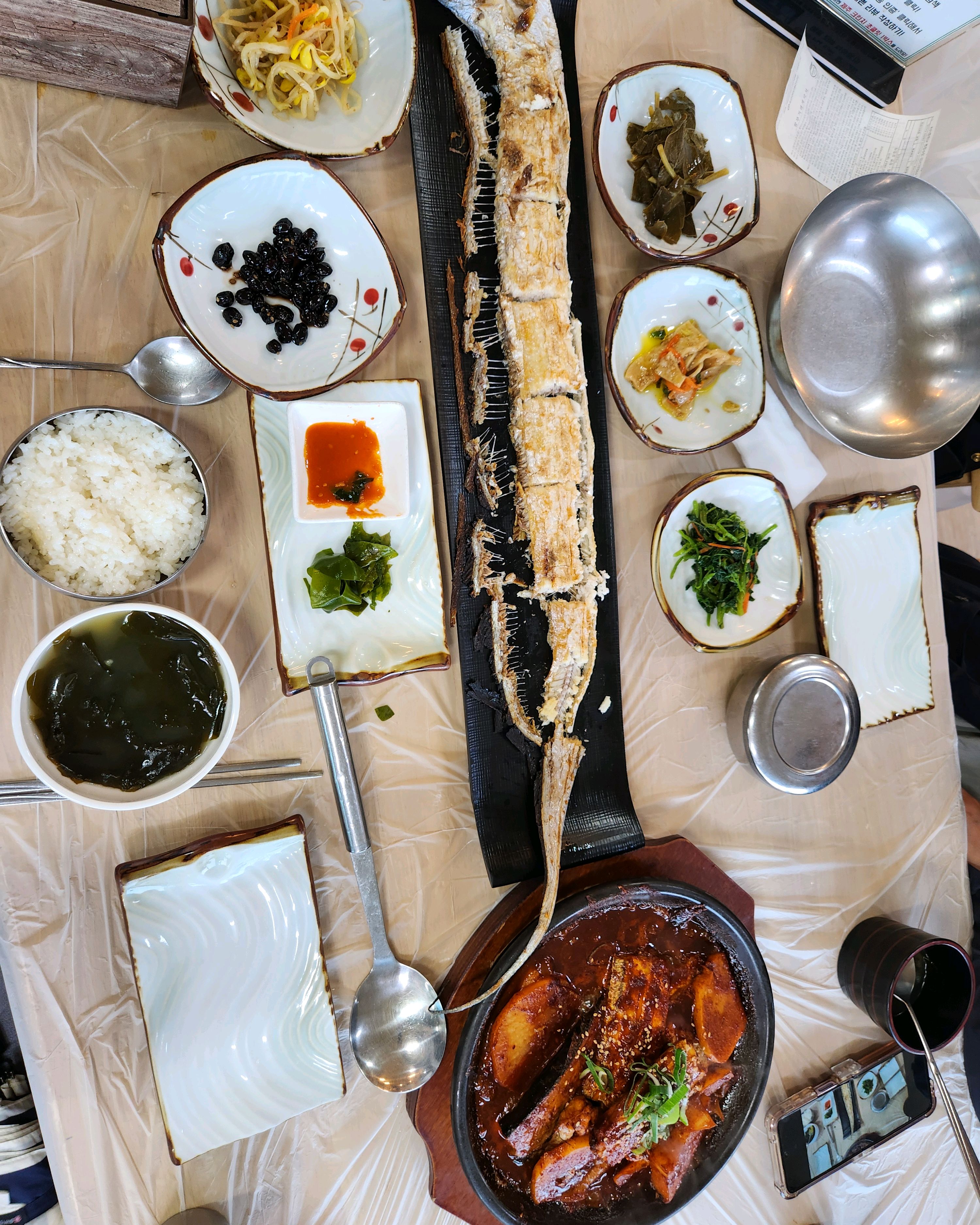 신선한 갈치구이 조림바다풍경조림 강추! - 제주 맛집 성산바다풍경 제주성산일출봉점