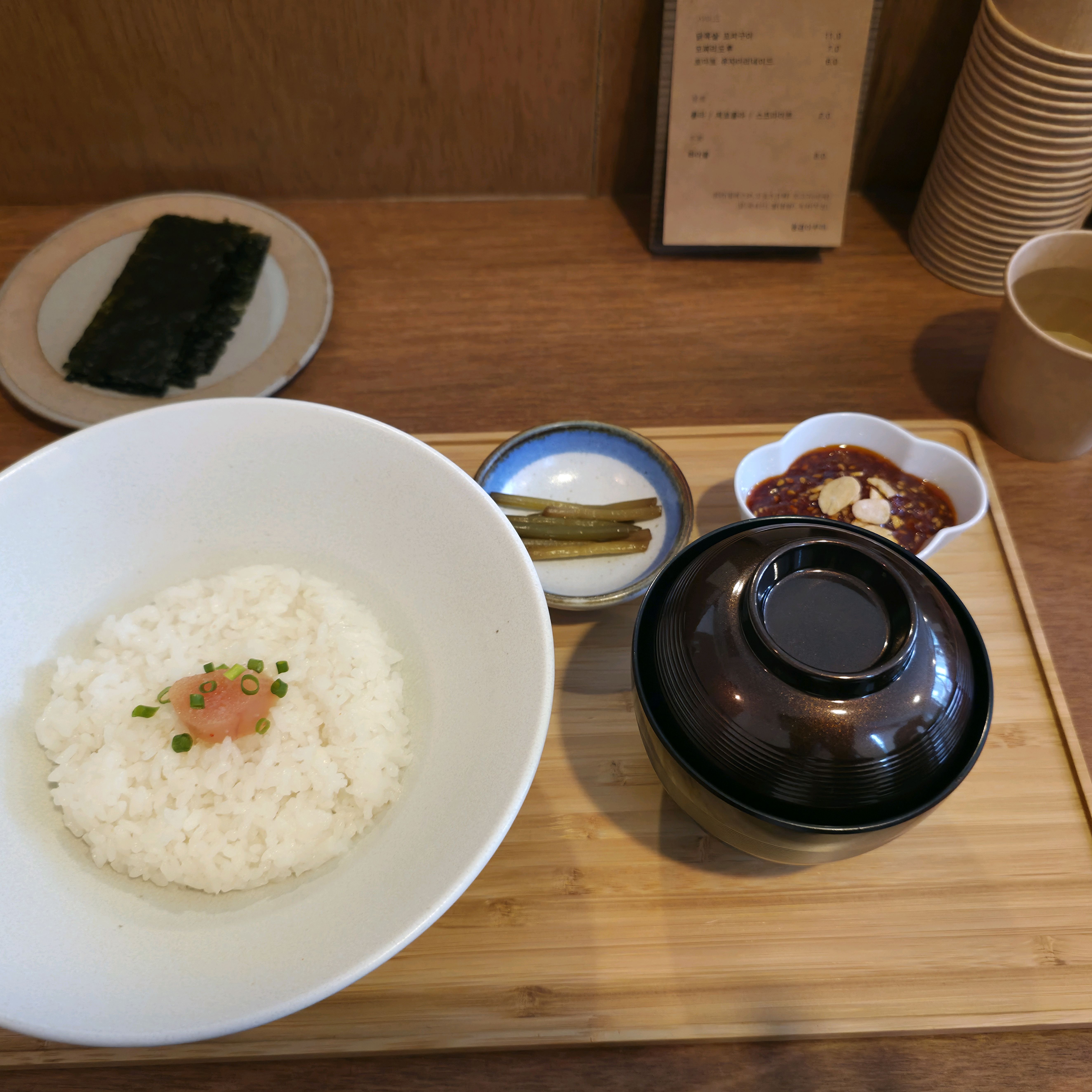명란 비빔밥이랑 오차즈케 먹으러 왔어요! - 대구 맛집 동경아우라