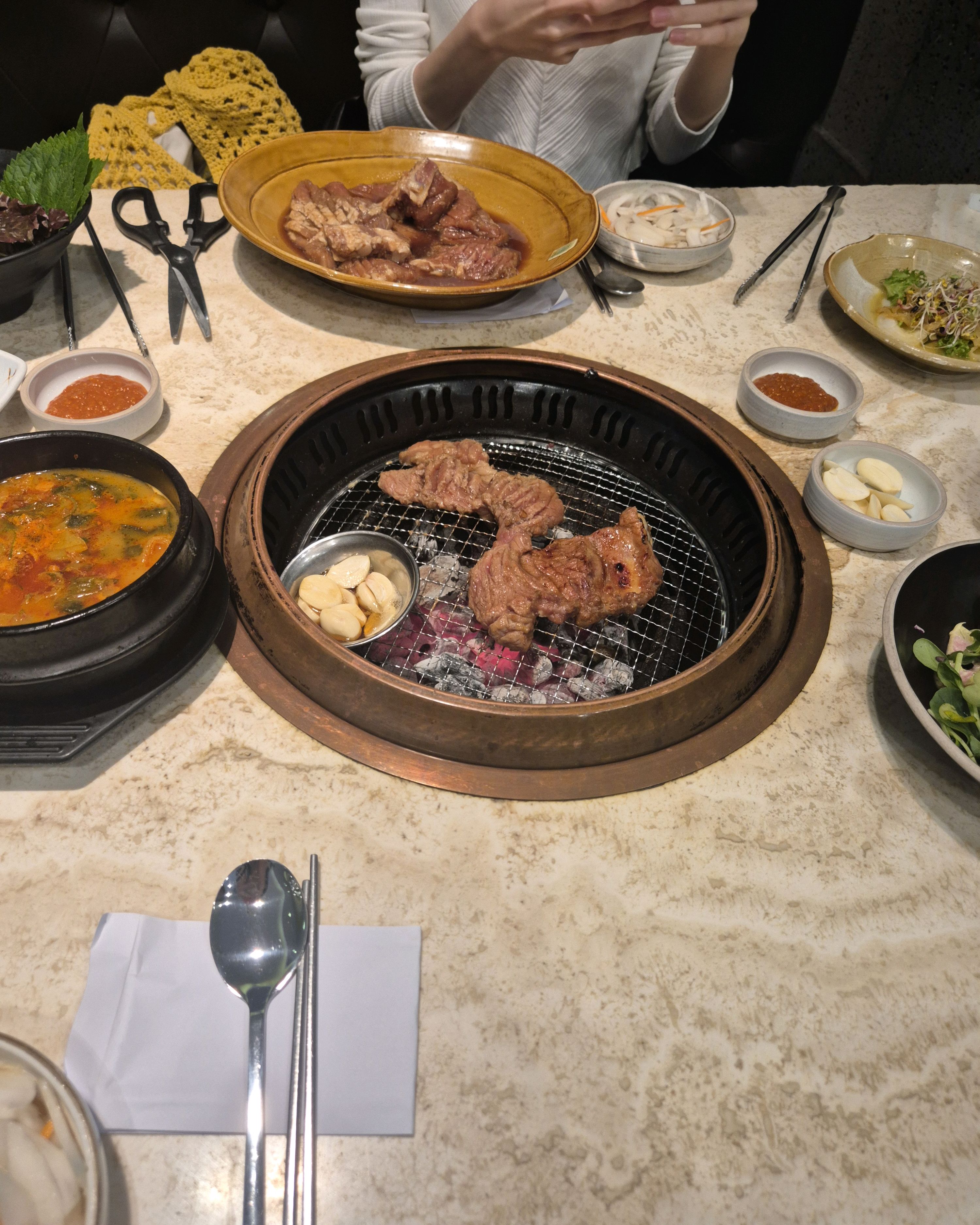 친구들하고 맛있게 잘 먹고갑니다 - 대전 맛집 사리원면옥 둔산본점
