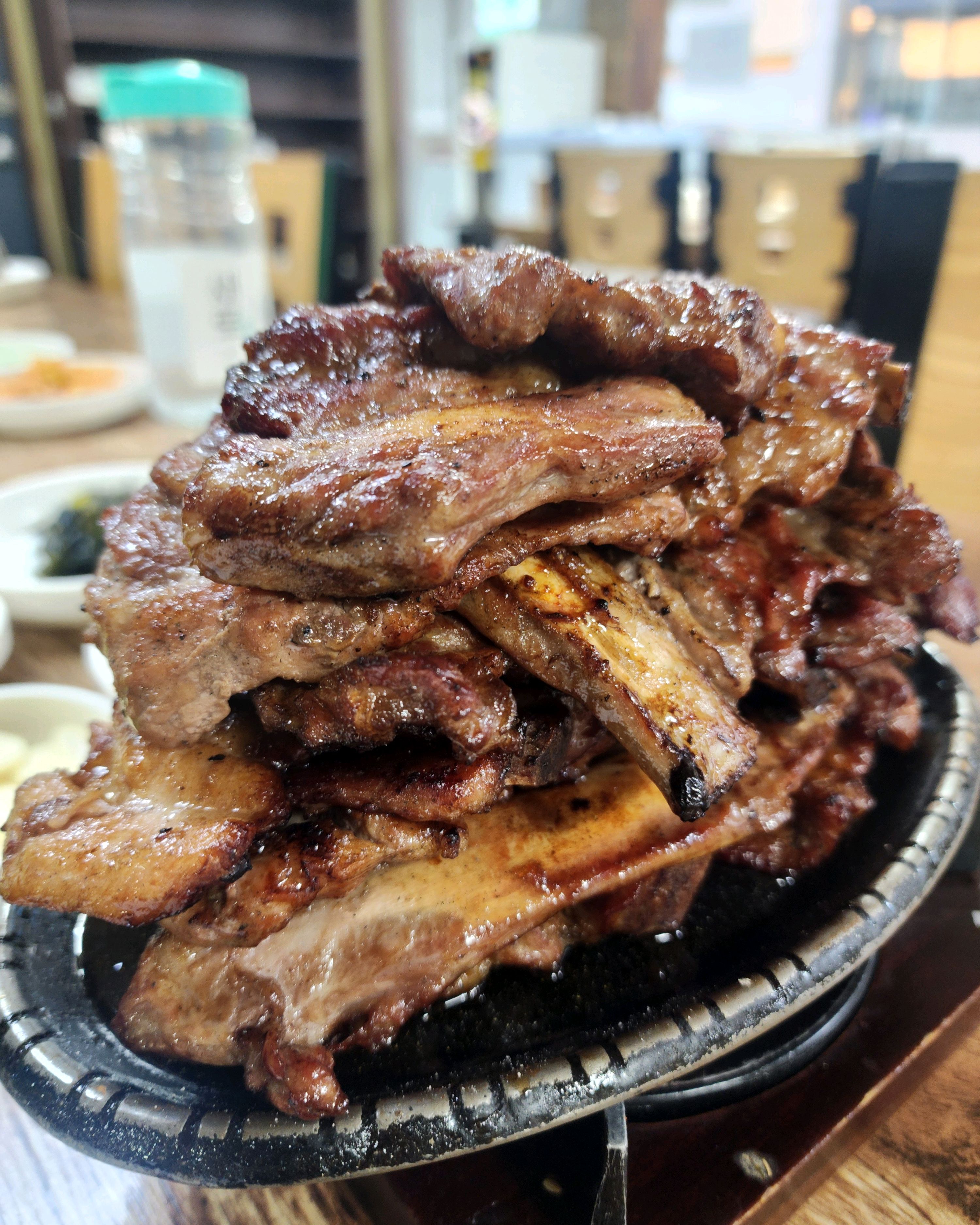 일단 양이 많고 맛도 있고 돼지갈비 맛집이예요 - 대전 맛집 담양애떡갈비