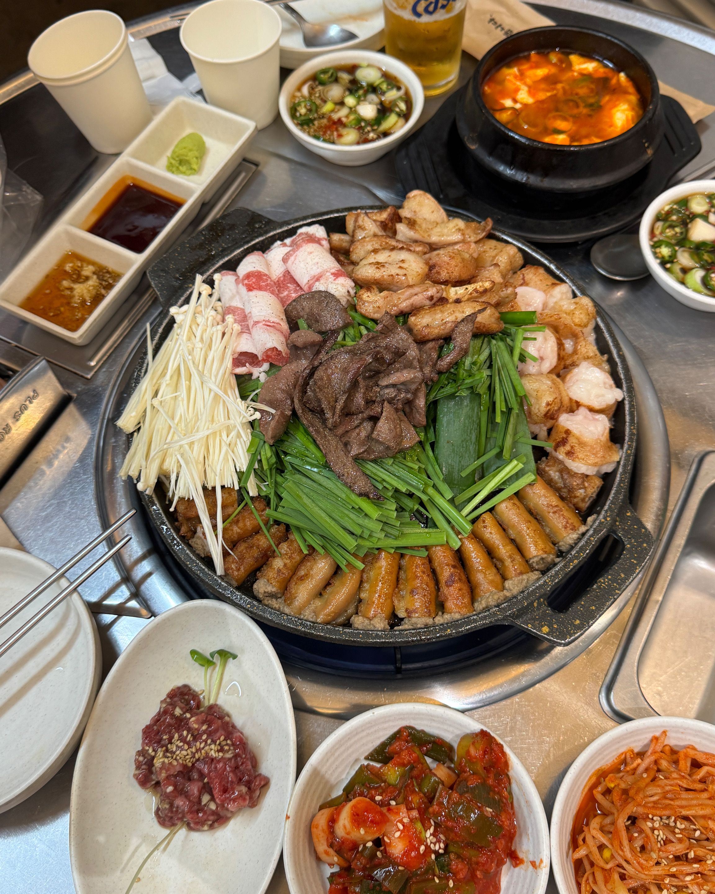 ㅎㅎ벽돌집 첨 방문했는데 맛나네용 - 대전 맛집 벽돌곱창 시청본점