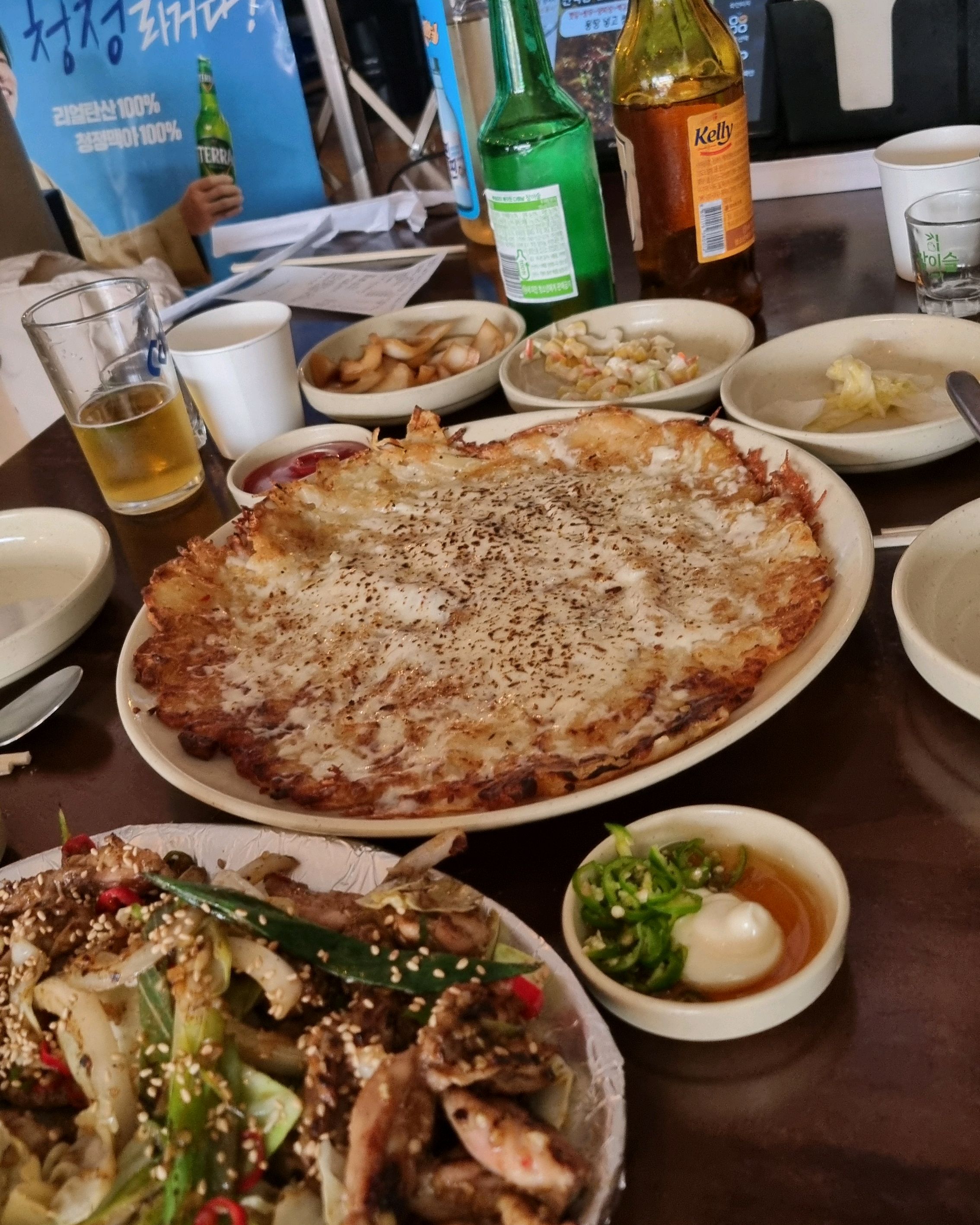 눈꽃치즈 감자전 꼭 시키시고! 친구랑 수다떨기도 좋은 곳이예요! - 대구 맛집 만석집