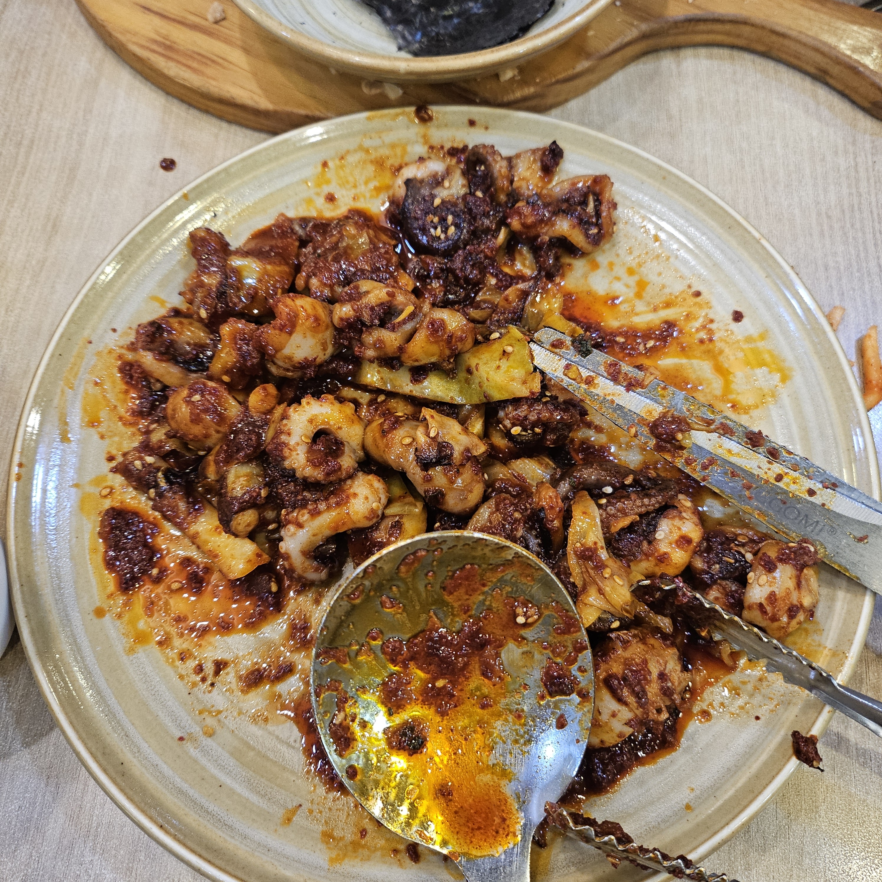 중간맛으로 먹으니까 딱 맛있네요~ - 대전 맛집 보끄미 둔산점