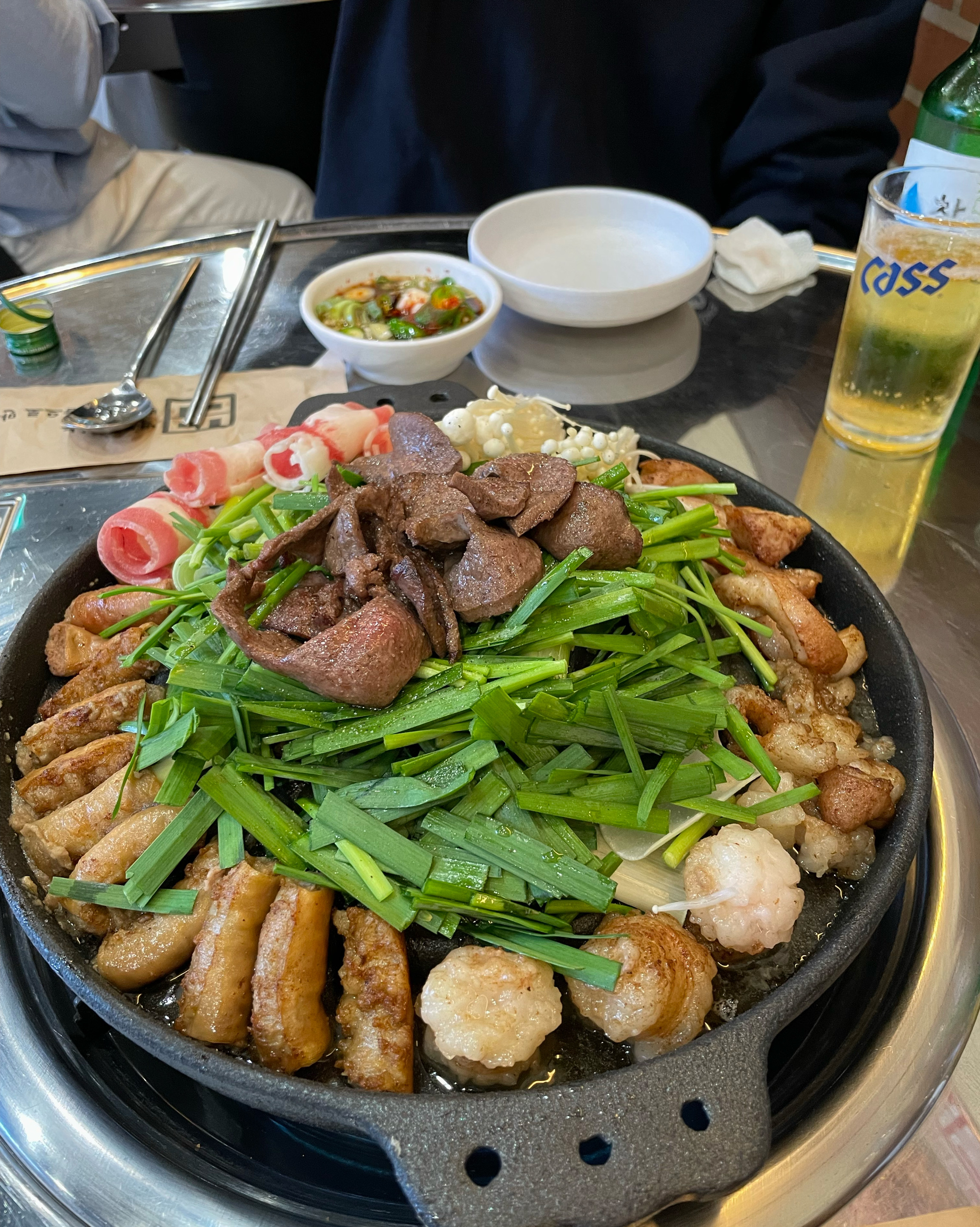 모둠곱창 시켜서 먹었는데 냄새 하나도 없구 곱창,대창,염통,막창 다 맛있어요!!!!!!!!
