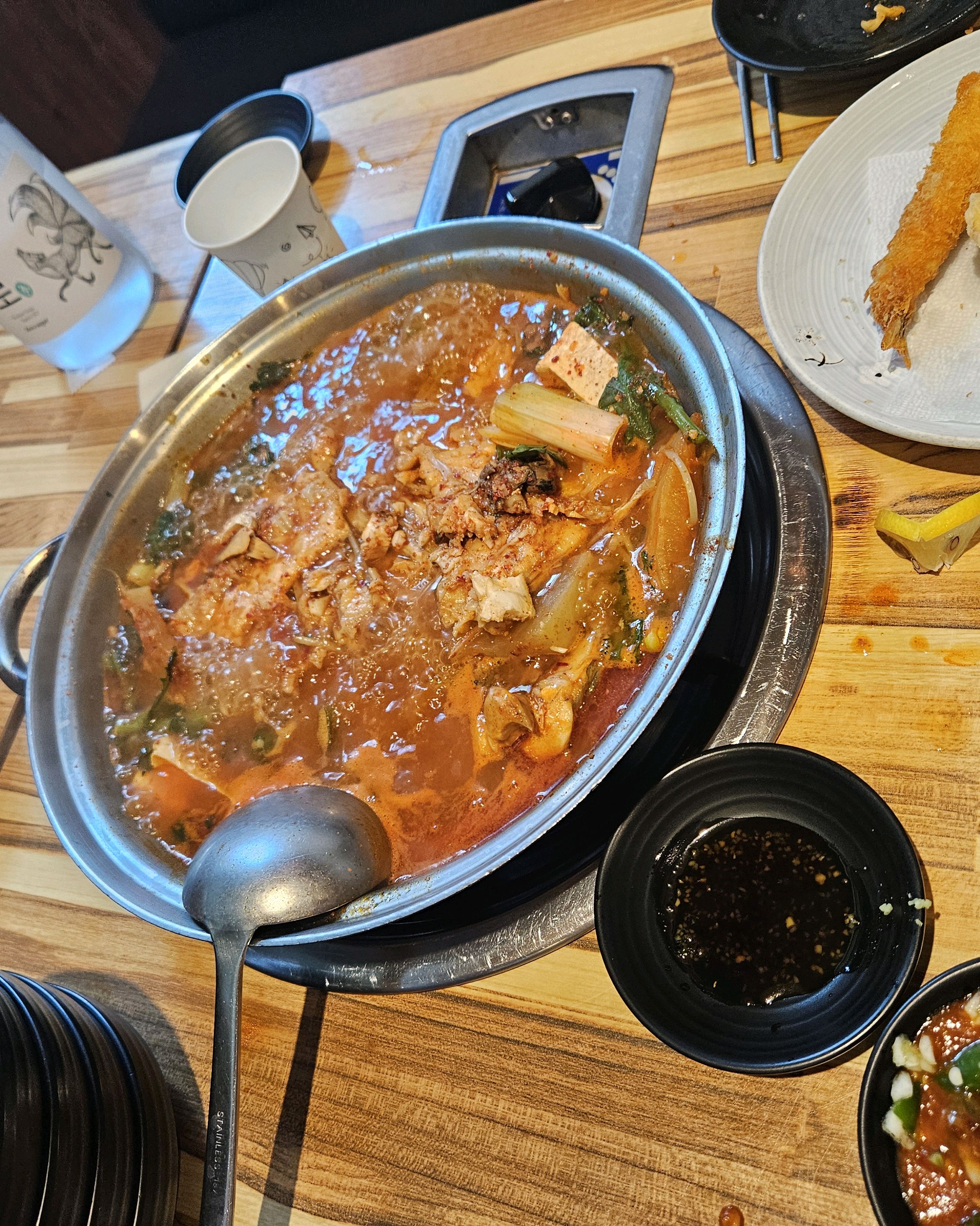 너무 맛있게 먹어 메운탕 사진밖에 없네요^^ - 구월동 맛집 베테랑종합어시장 인천구월점