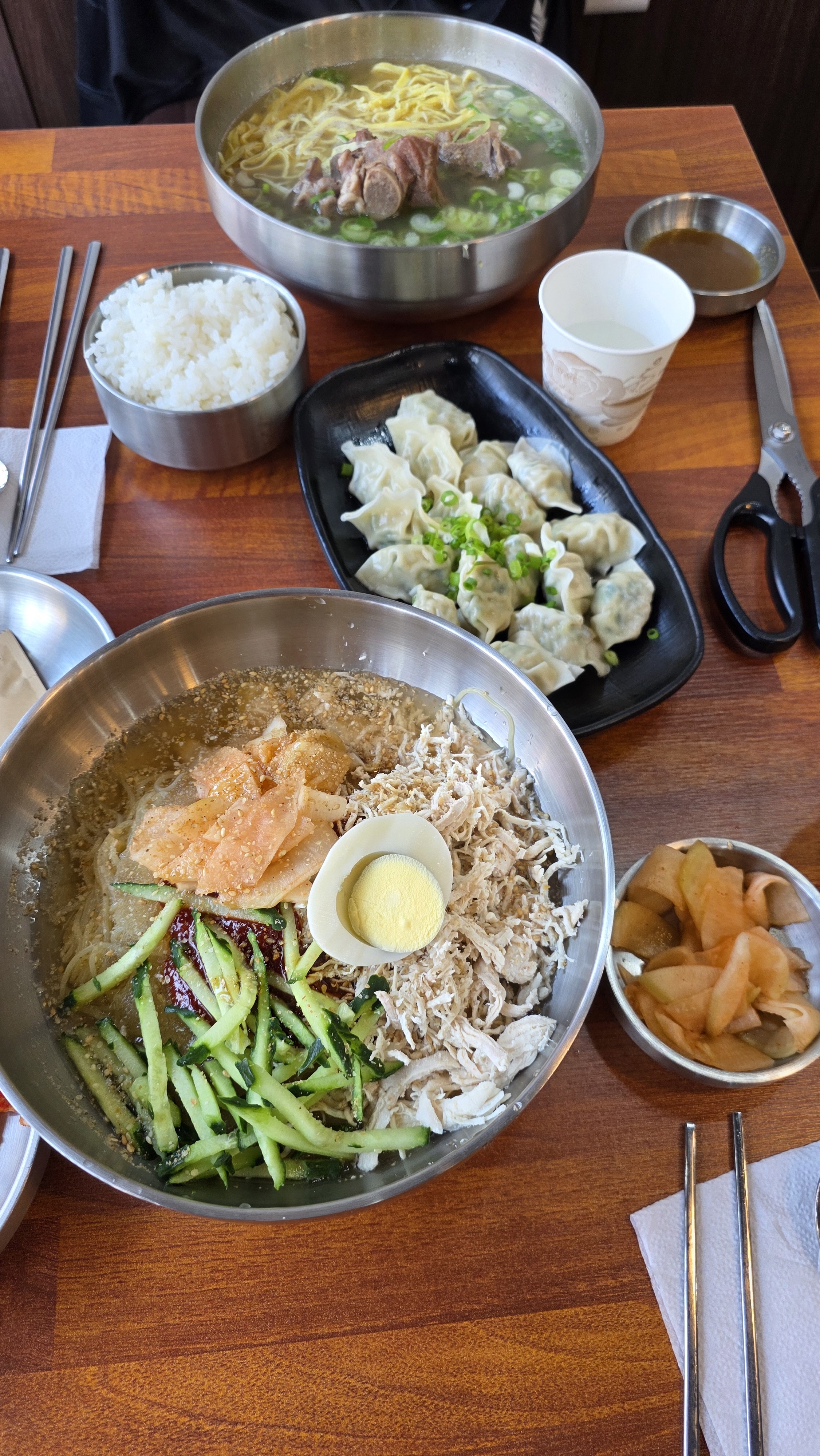 비빔물밀면됴짱마싯슴 먹으세여다들 - 대구 맛집 길천 인생면옥 범어본점