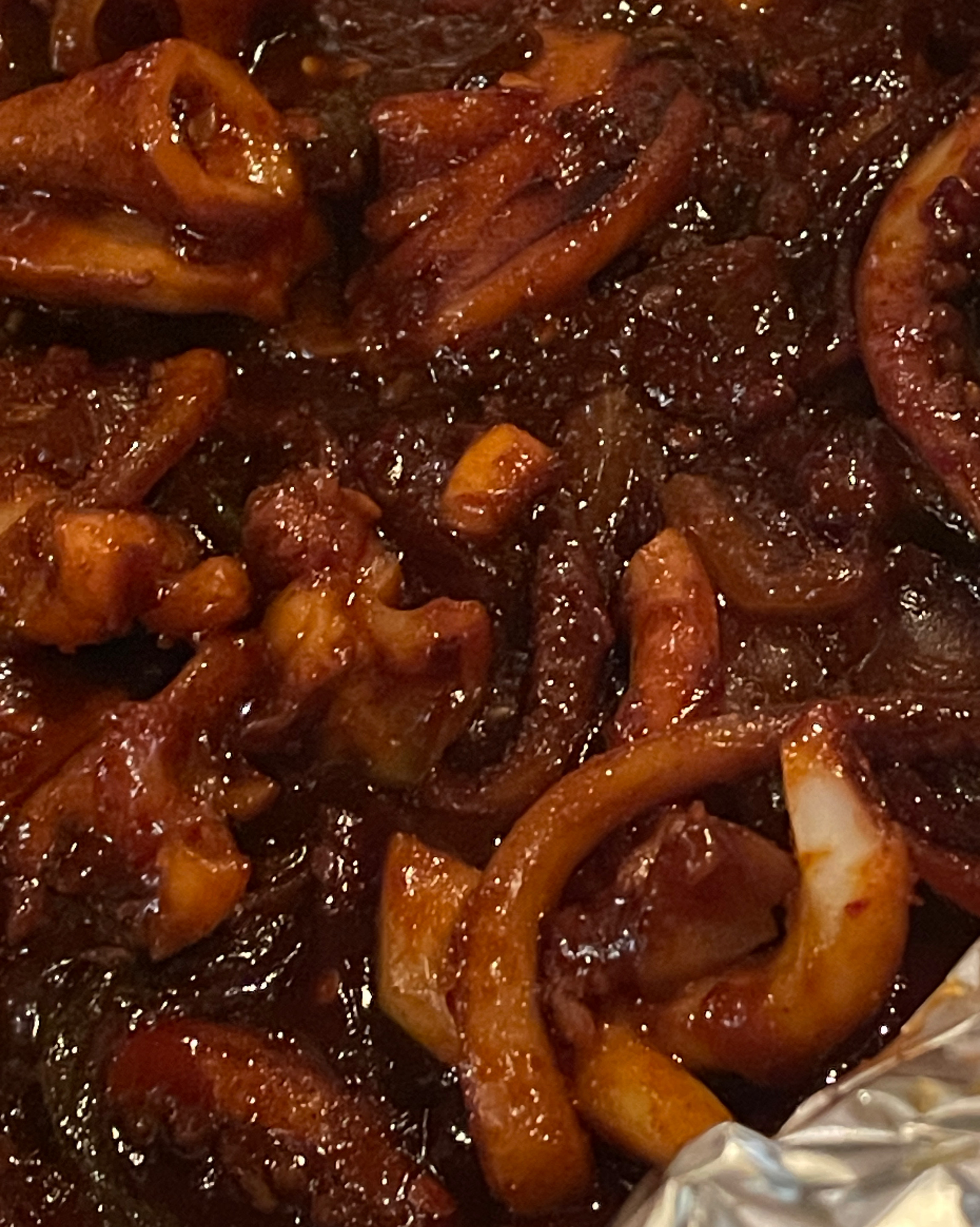 매운 통오징어가 존맛임 - 대전 맛집 녹슨집 대전본점
