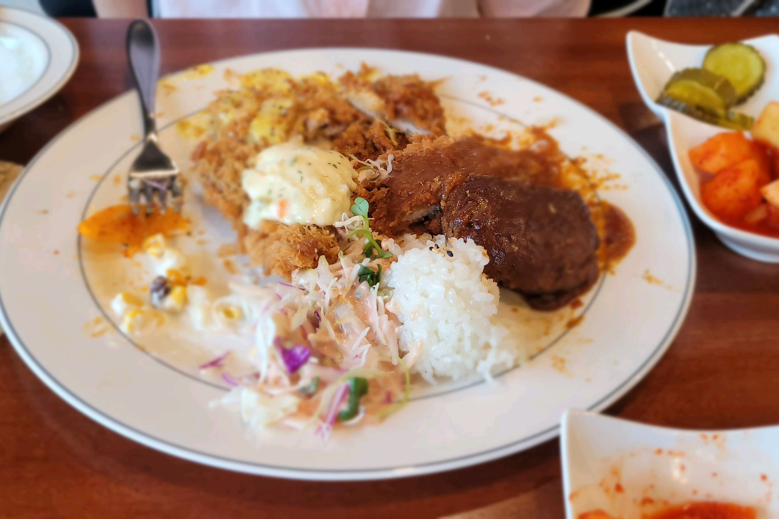 맛나요~ 양도 많아요~!!!! - 대전 맛집 한밭경양식 월평본점