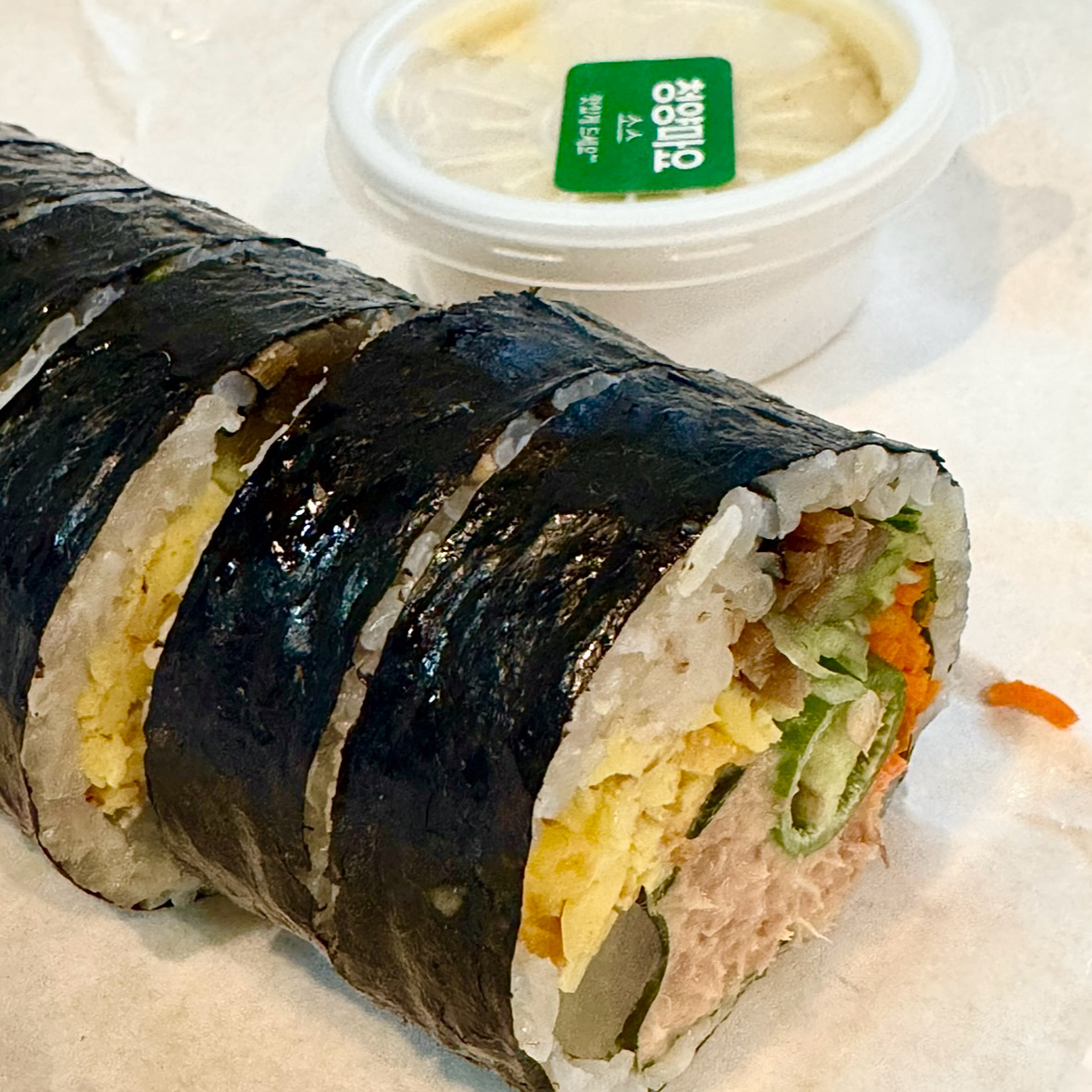 대전김밥 1티어 정김밥ㅋㅋ 포장은 네이버주문이 편리해요 ! 메뉴 거의 다먹어본 것 같은데 
