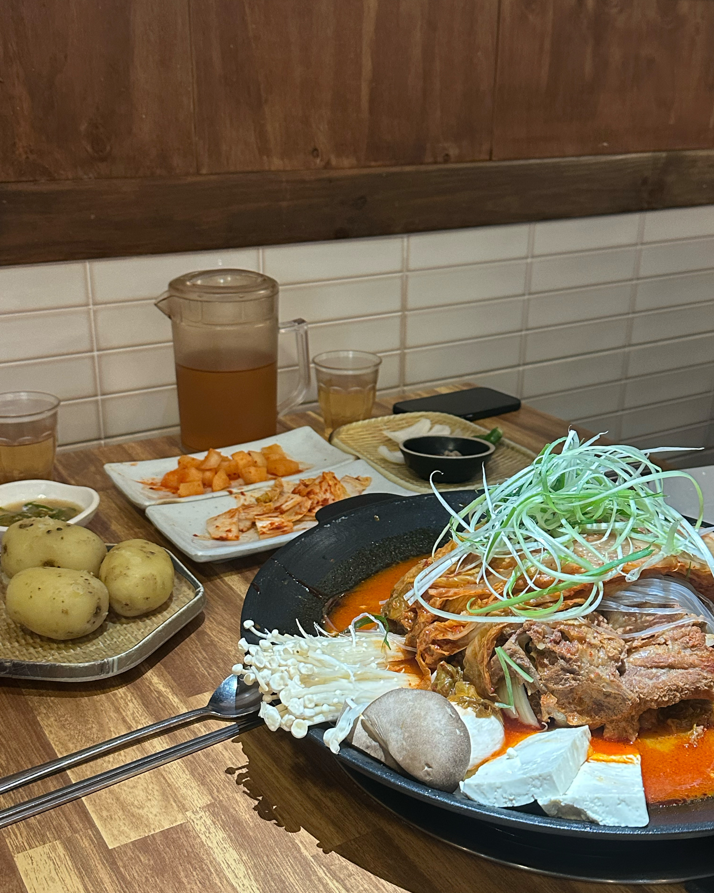 이때까지 먹은 감자탕 중에 1위였어요,, - 부산기장 정관왕감자탕 정관본점