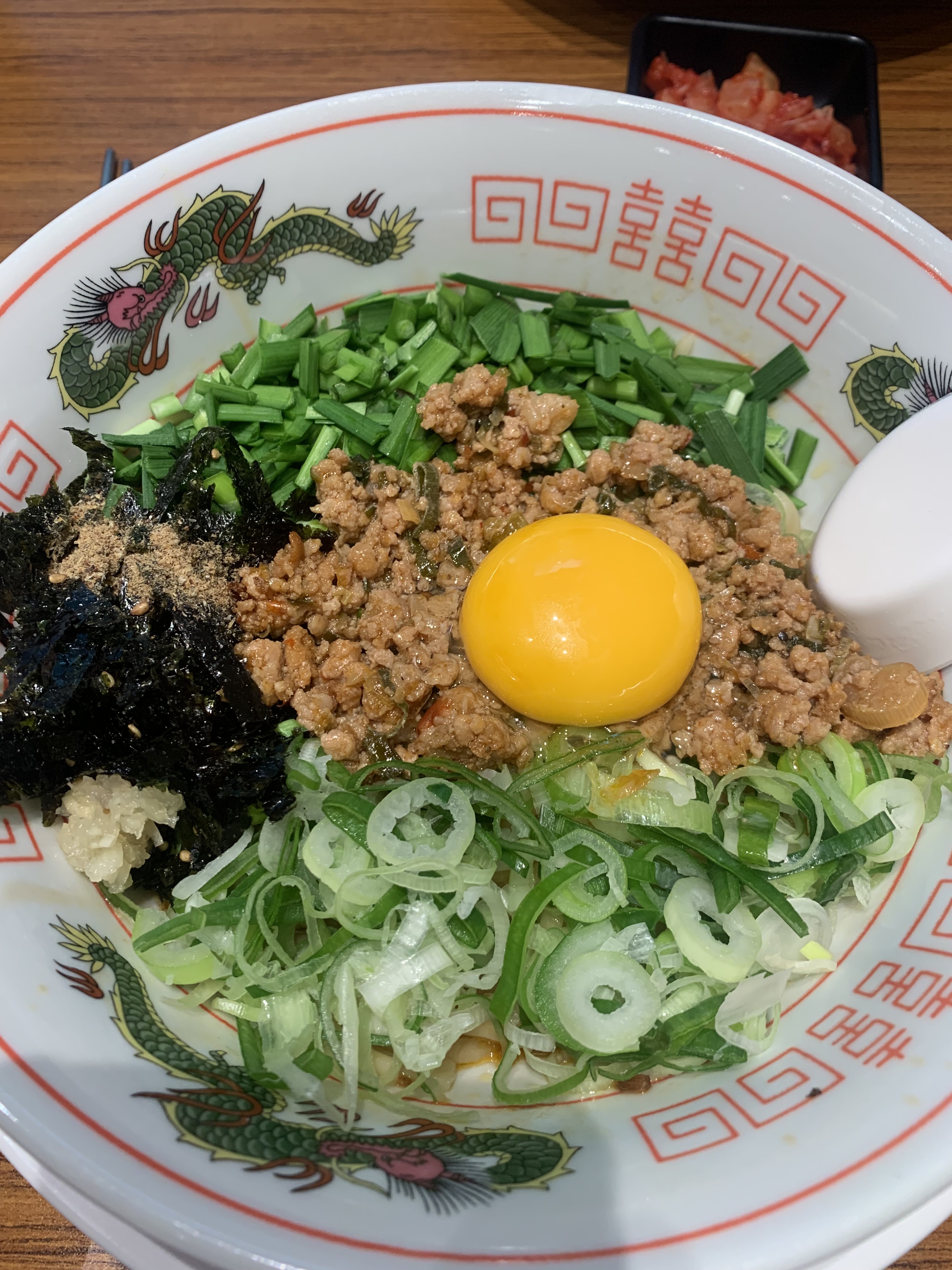 마제소바 먹으러 왓어요! 츠케멘 친구가 먹었는데 맛있대요👍🏻 - 성수 맛집 멘노아지 성수점