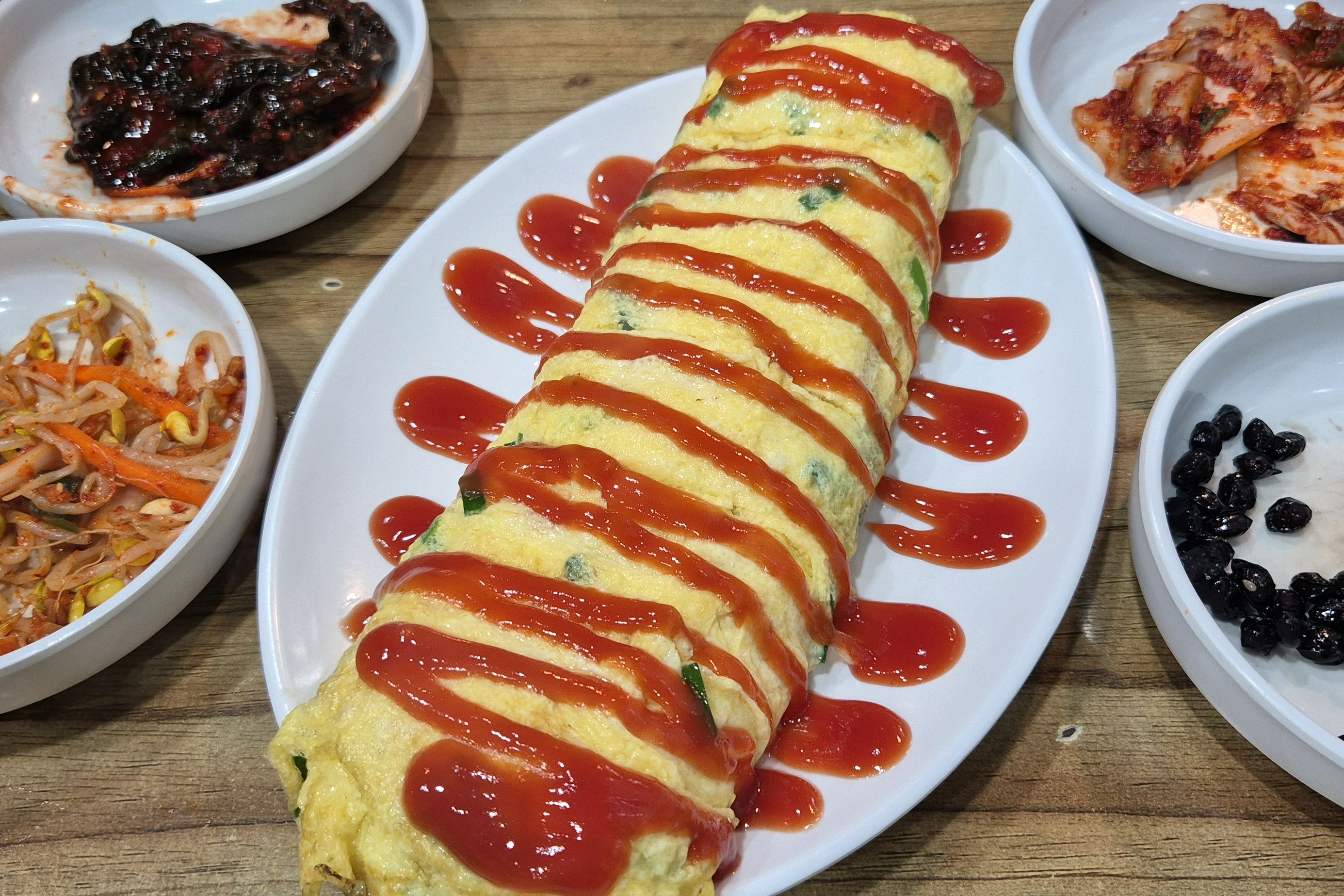 Rolled omelette