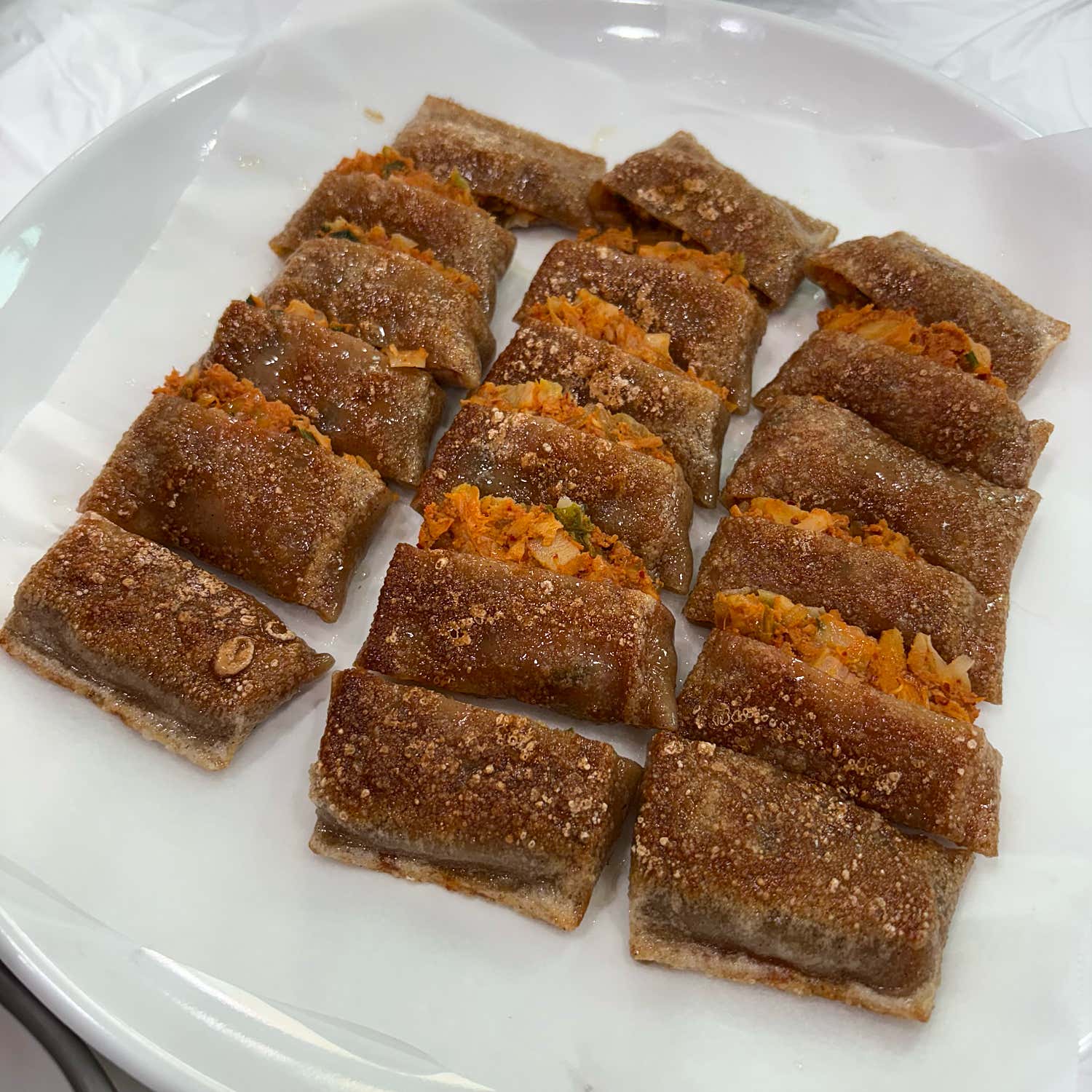 메밀전병 클로즈업