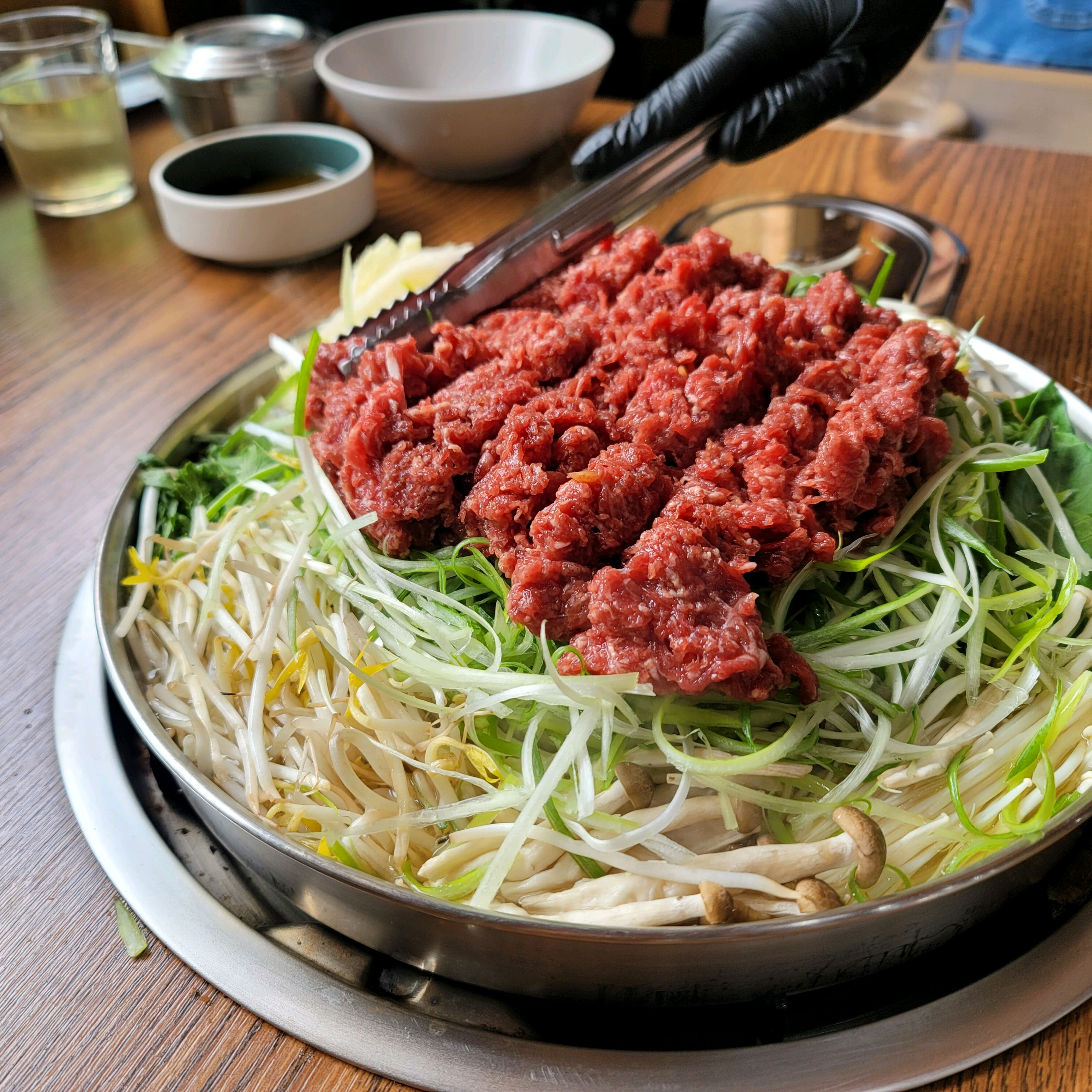 어린아이도 부드럽게 맛있게 먹는 온당골 불고기~파김치가 대박입니다!!!꼭 파김치랑 불고기 