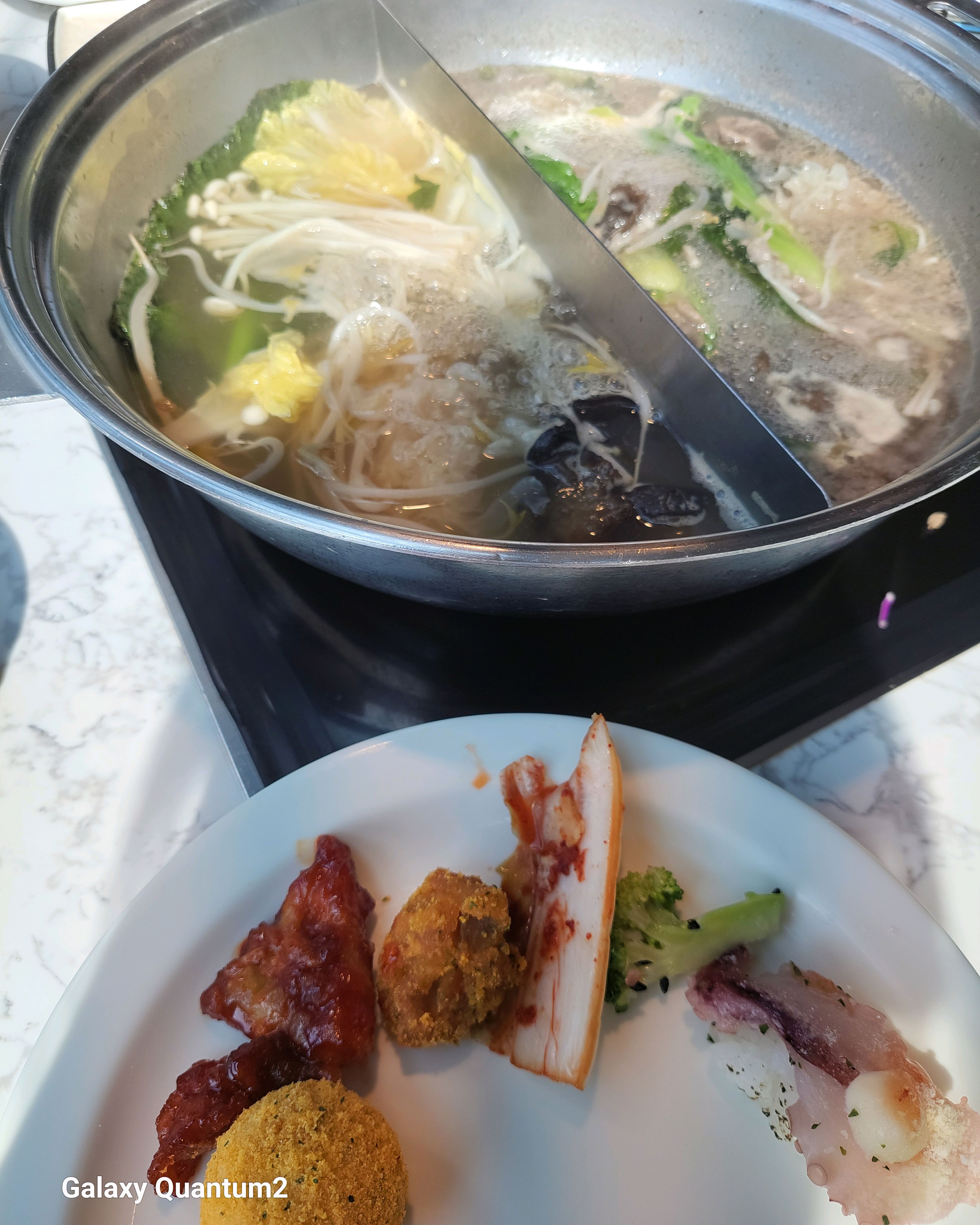 셀프뷔페가 너무 잘되어있어요 👍 - 부산기장 샤브원 기장동부산점