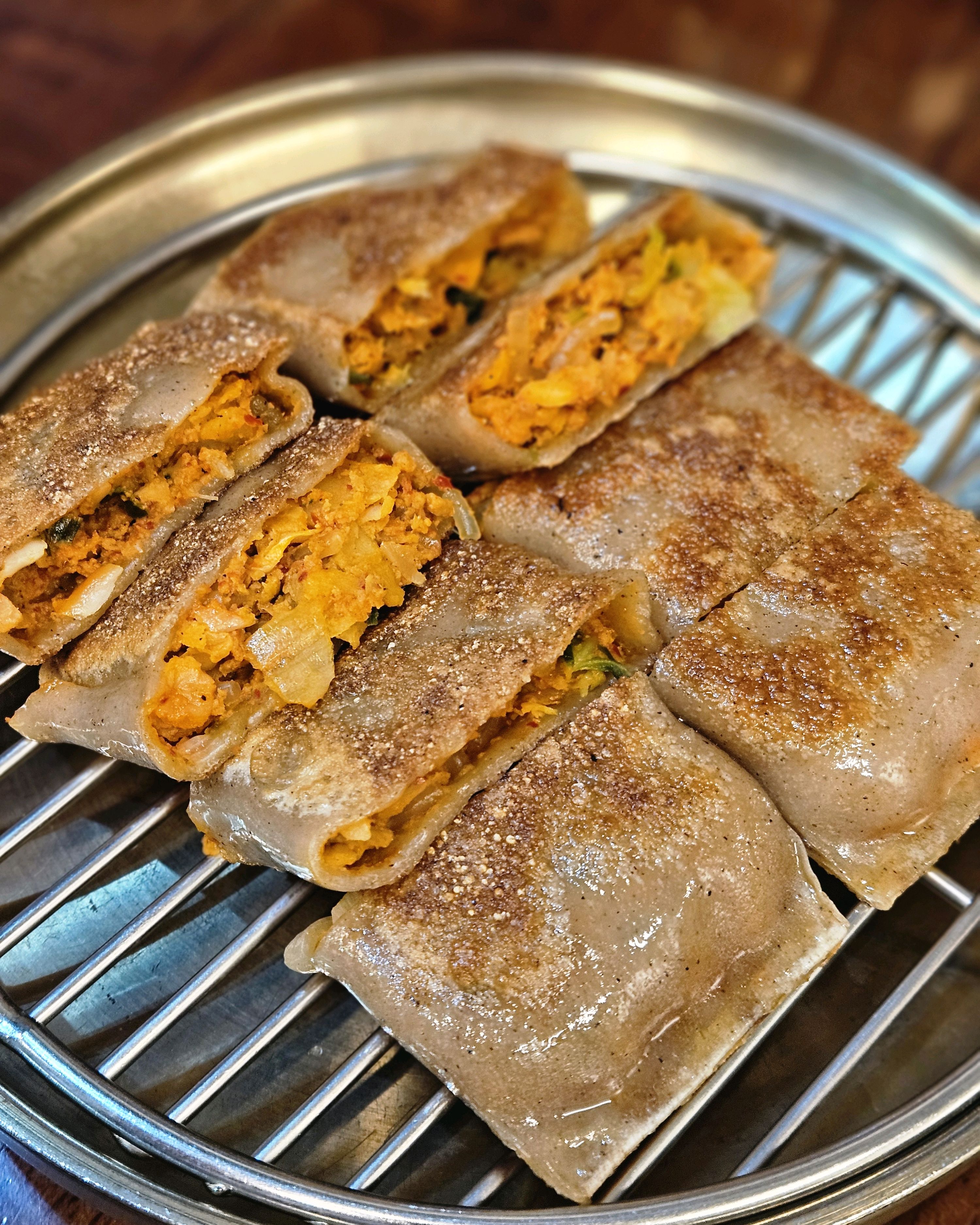 Buckwheat crepe roll