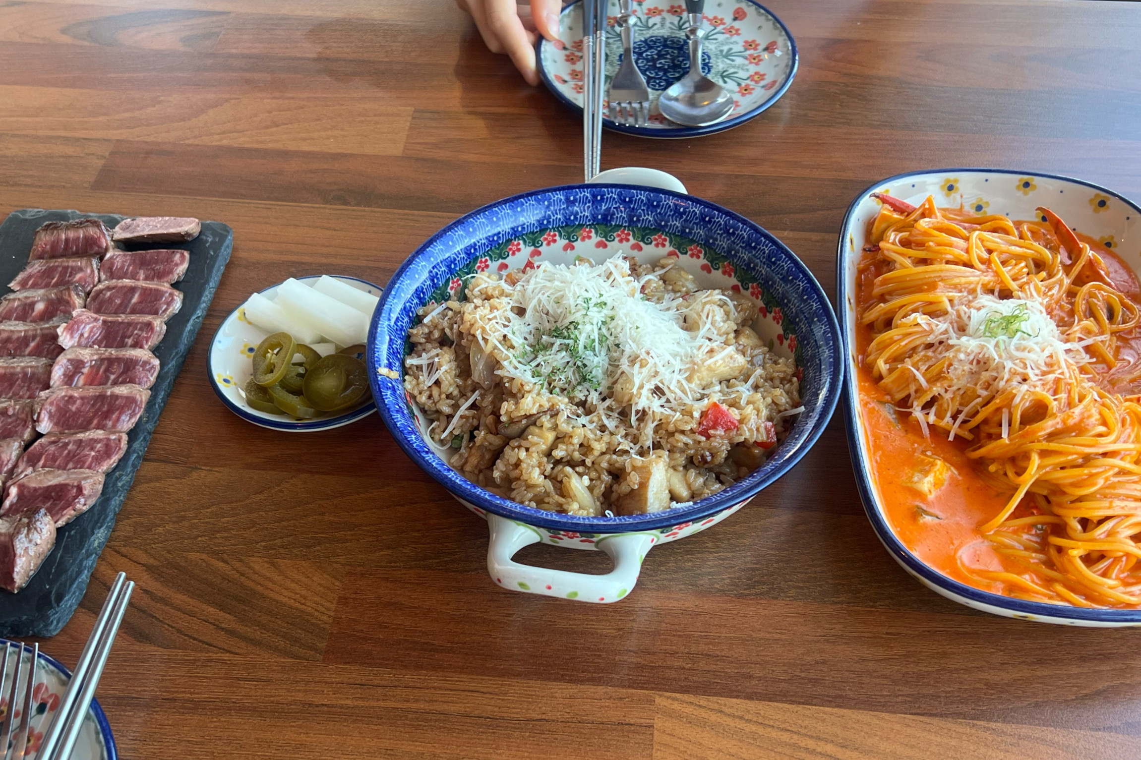 기장놀러와서 파스타먹고싶어서 방문한 도형민식당 - 부산기장 도형민식당 기장점