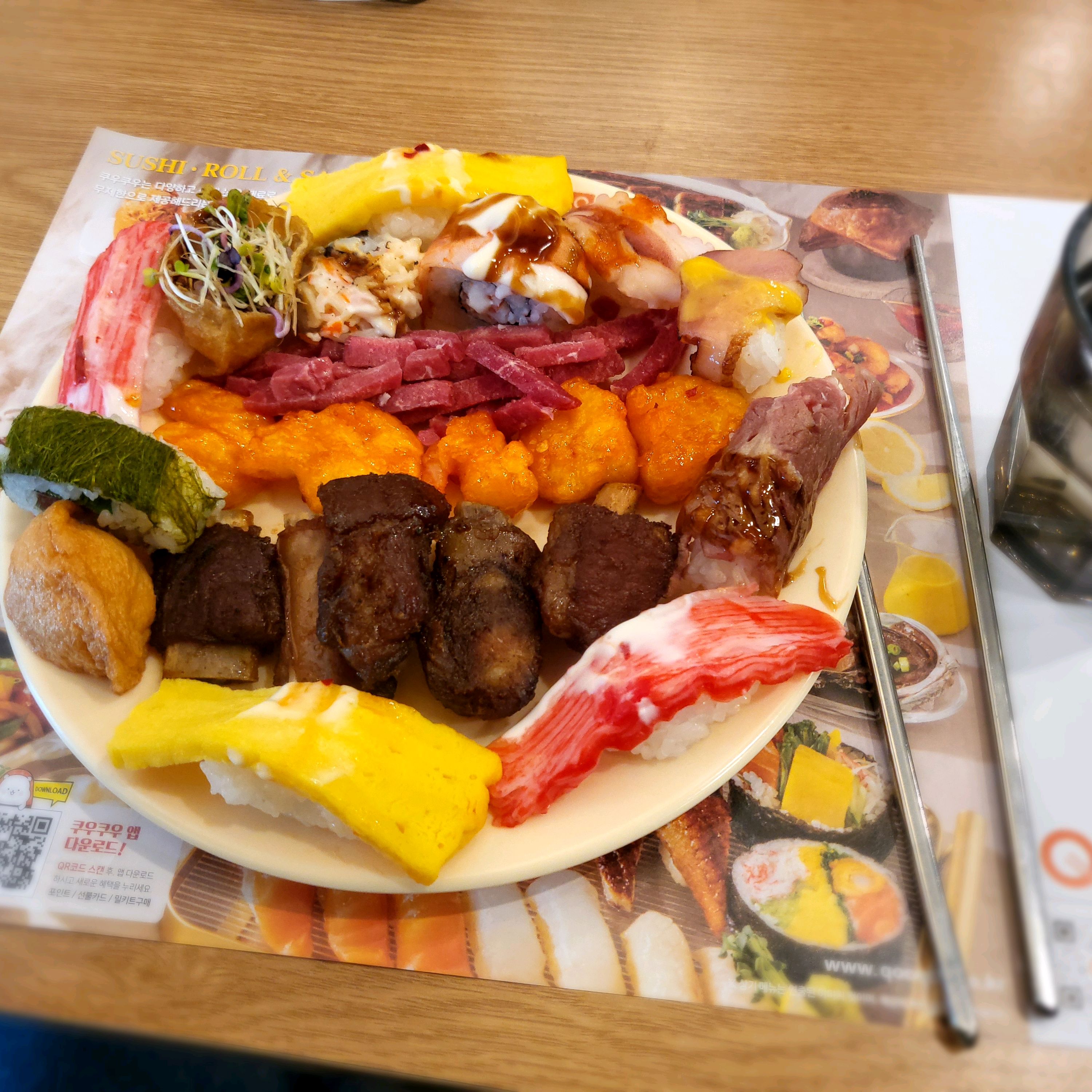 친구와 함께 쿠우쿠우 맛있게 먹고 갑니당 - 군산 수송동 맛집 쿠우쿠우 군산점