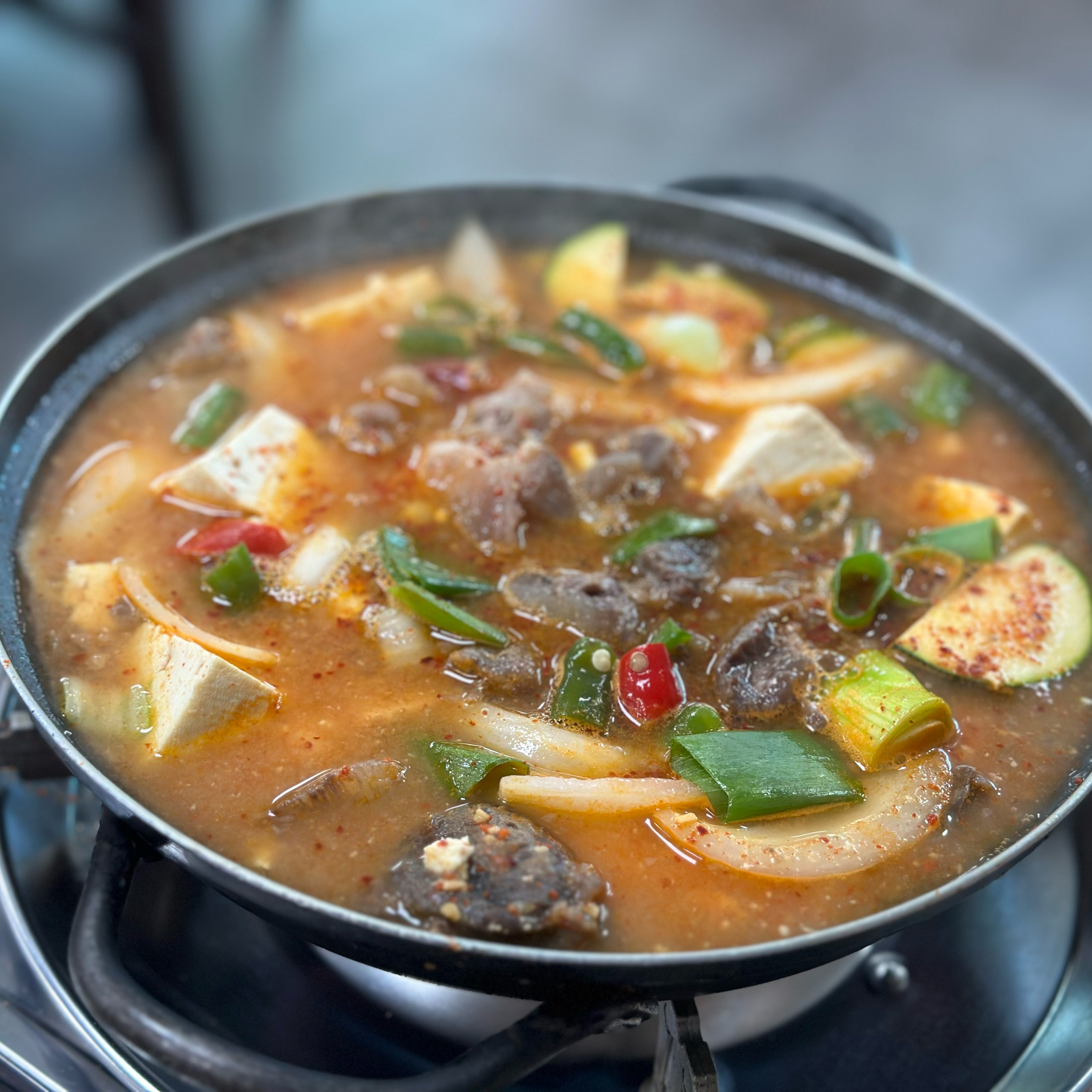‘세상에서 제일 친절한 스지된장전골🤎‘ - 부산 영도 왔다식당