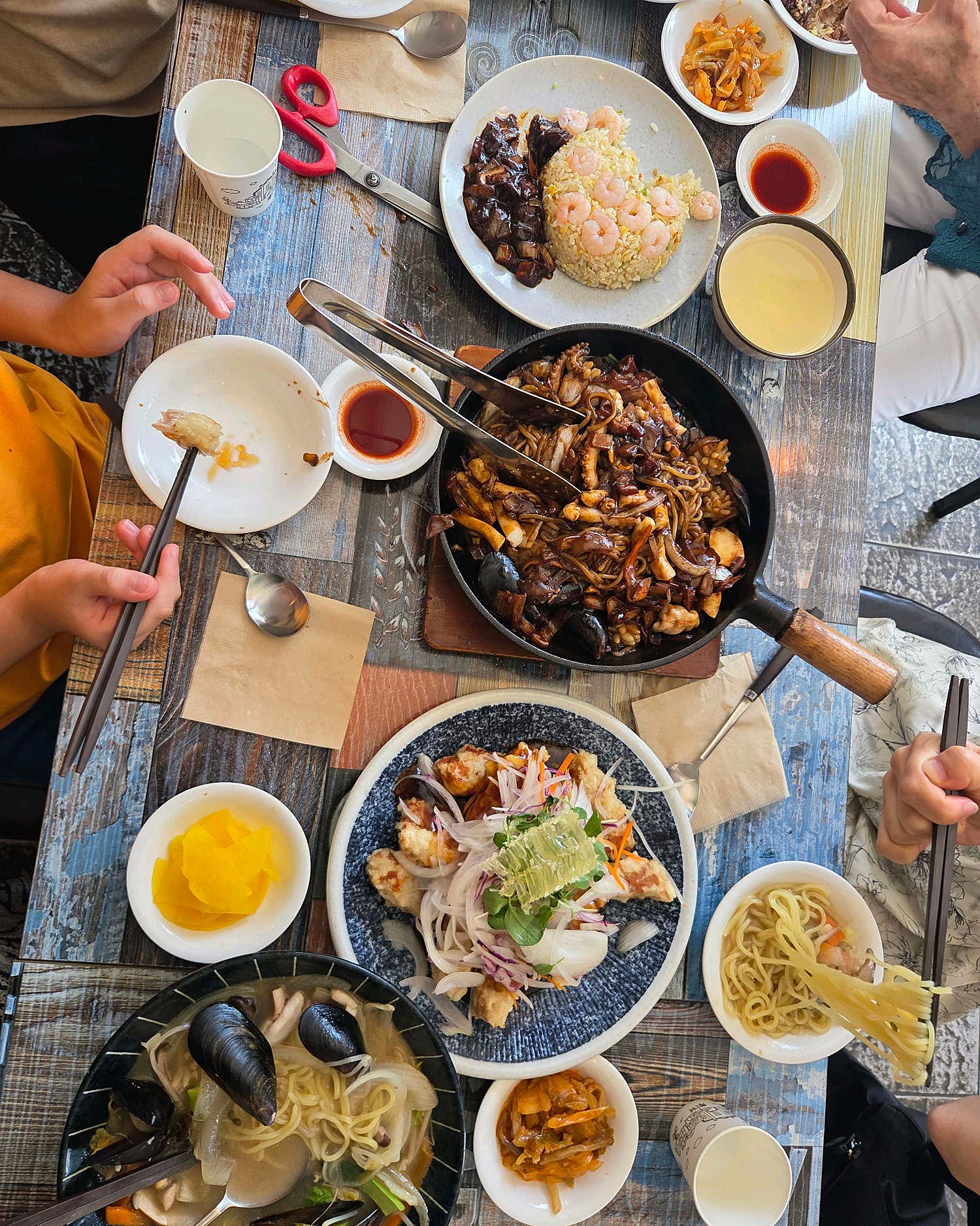 연화반점 기장 입구 전경