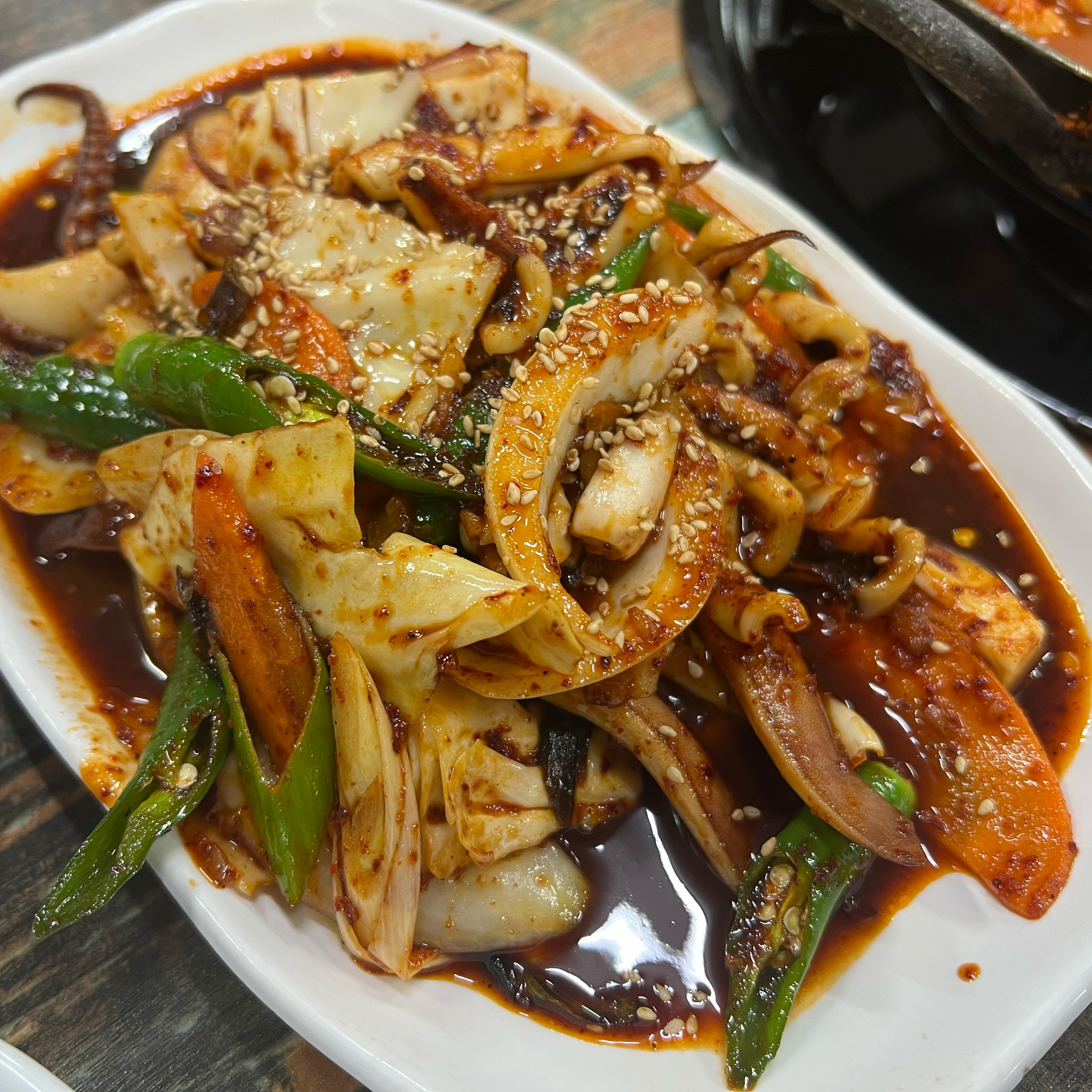 다양한 음식 한상차림