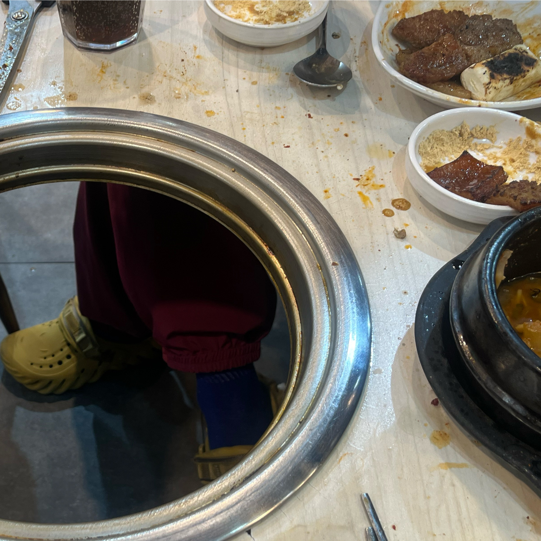 늦은저녁식사를 위해 가게에 전화하여 마감시간22:50까지 확인 후 찾아갔습니다. - 합정역 맛집 명륜진사갈비 서울 합정점