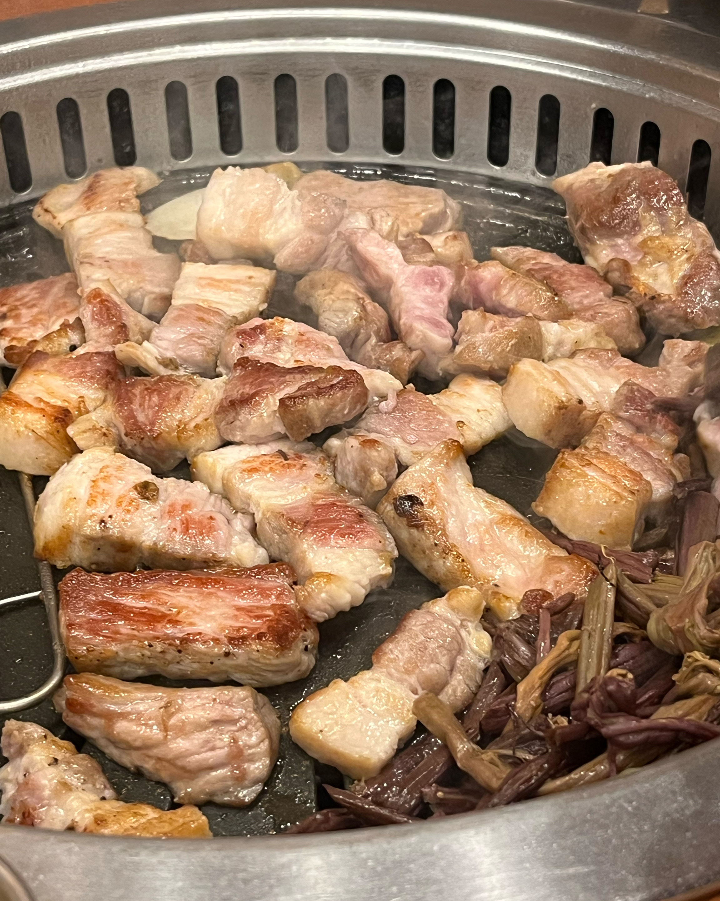 강아지 동반이라 야외에서 먹었는데 - 송정 맛집 구덕포끝집고기