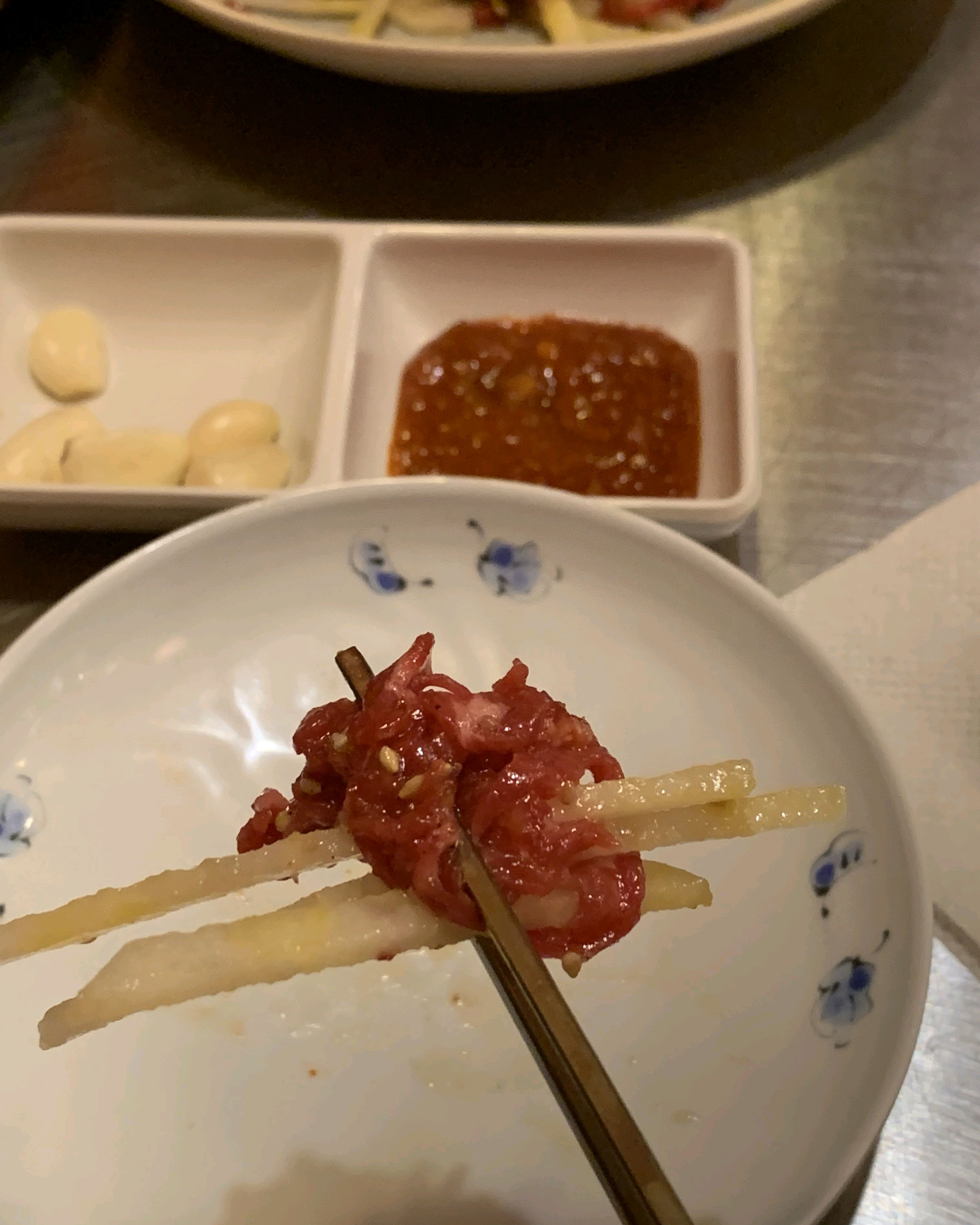 Sanwol Charcoal Ribs, a famous restaurant in Daecheong Station