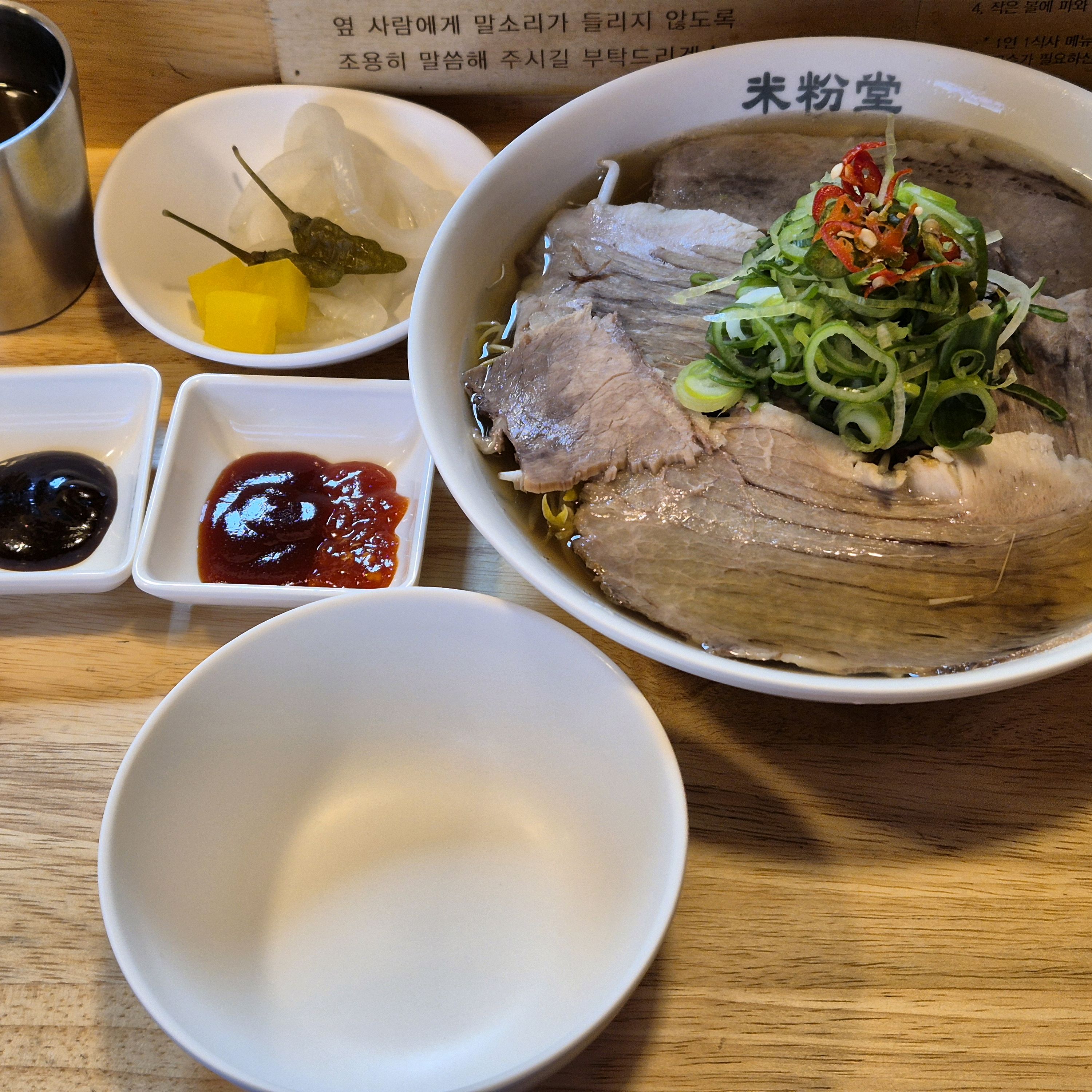 음식이 자극적이지 않고 담백해서 좋았어요. - 서창동 맛집 미분당 서창점